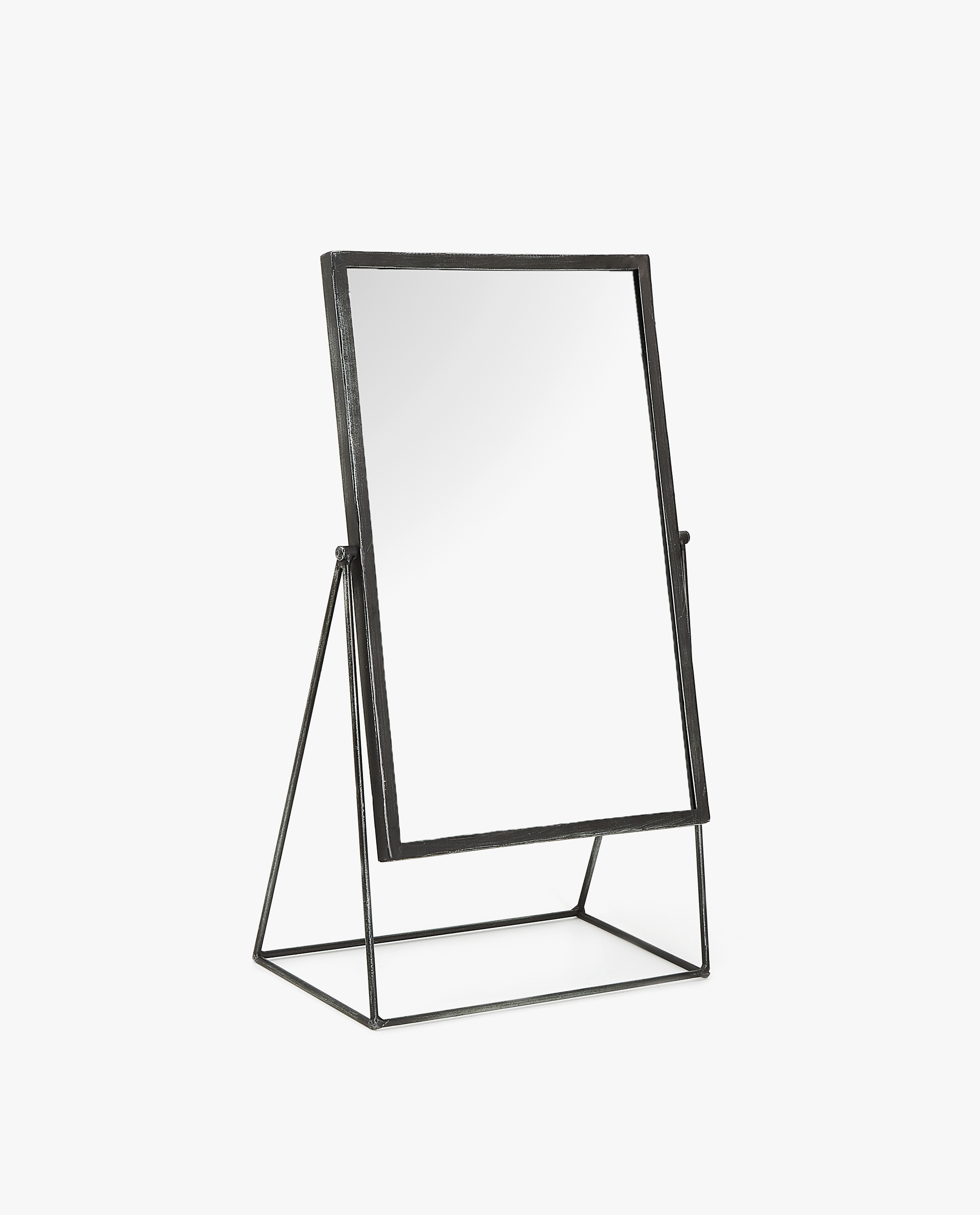 Metal Stand Up Mirror