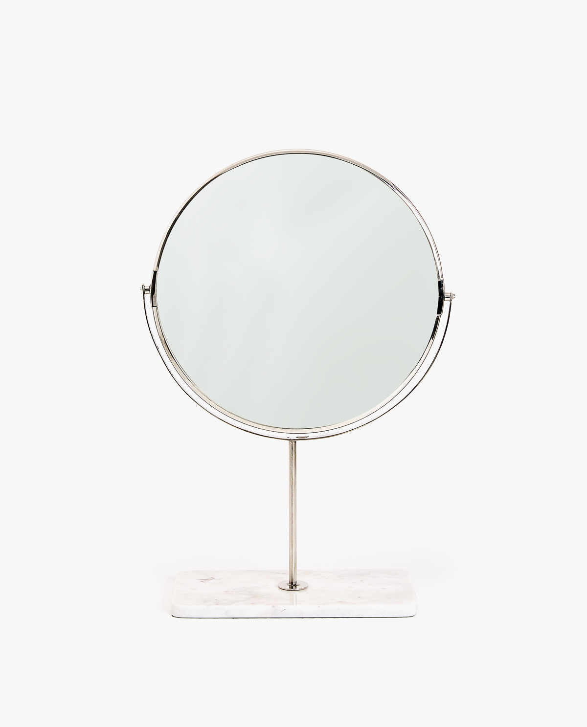 Stand Up Mirror With Marble Base