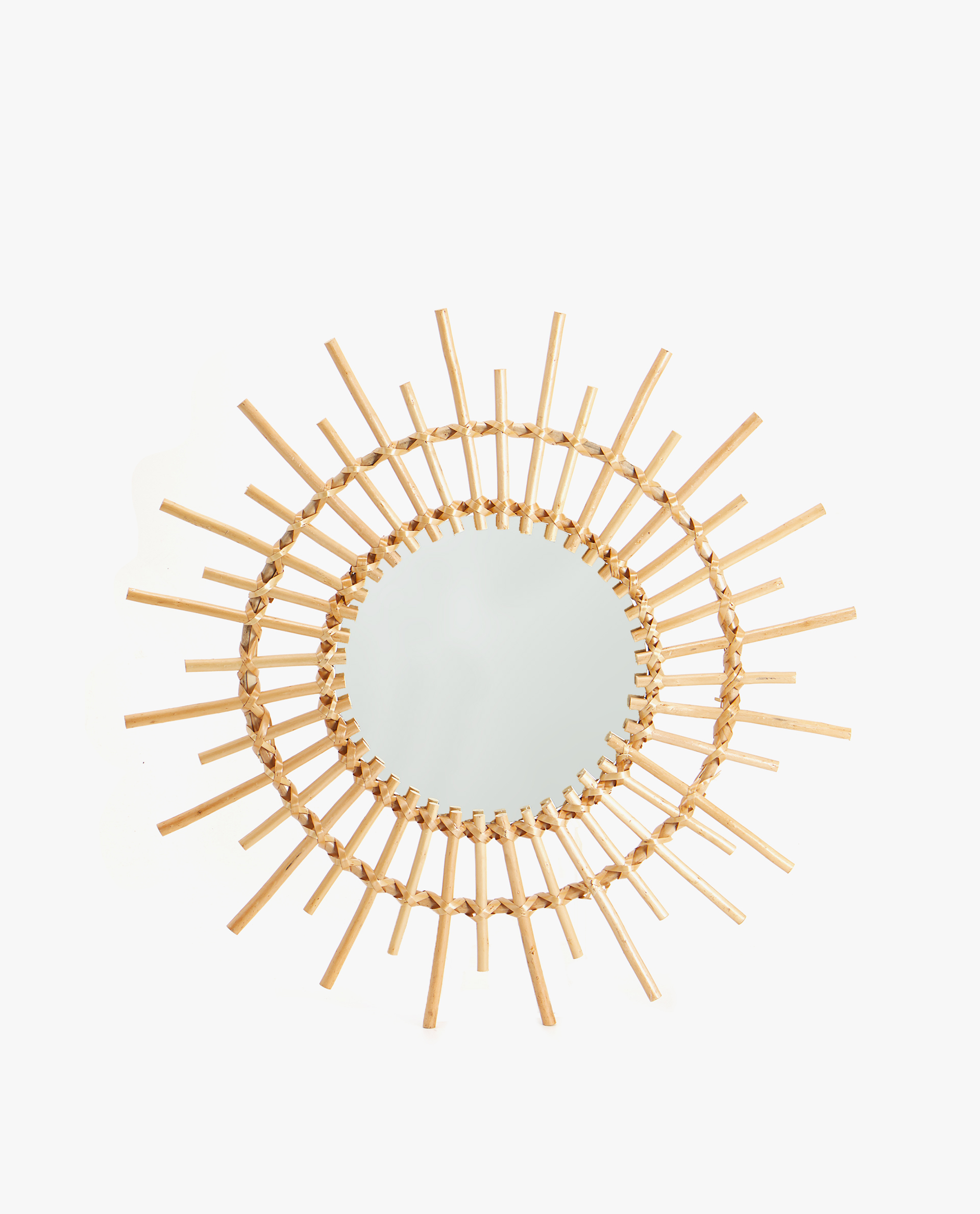 Medium Bamboo Sun Mirror