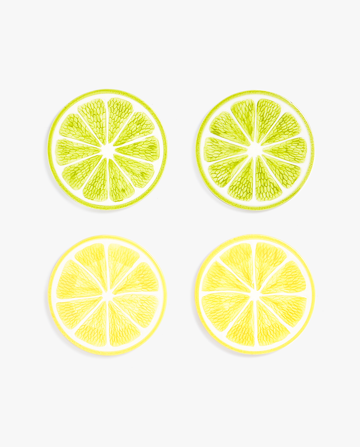 LEMON HALF COASTER (PACK OF 4)