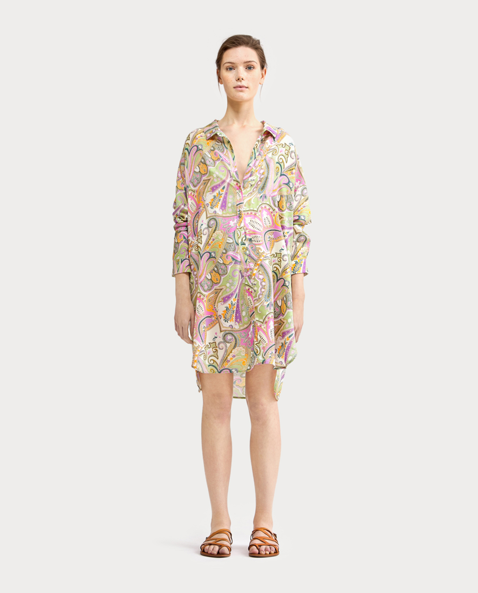LAST!/_ZARA Animal//snakeskin Print Maxi Shirt Dress Bloggers Fav 2183//247/_XS-XL