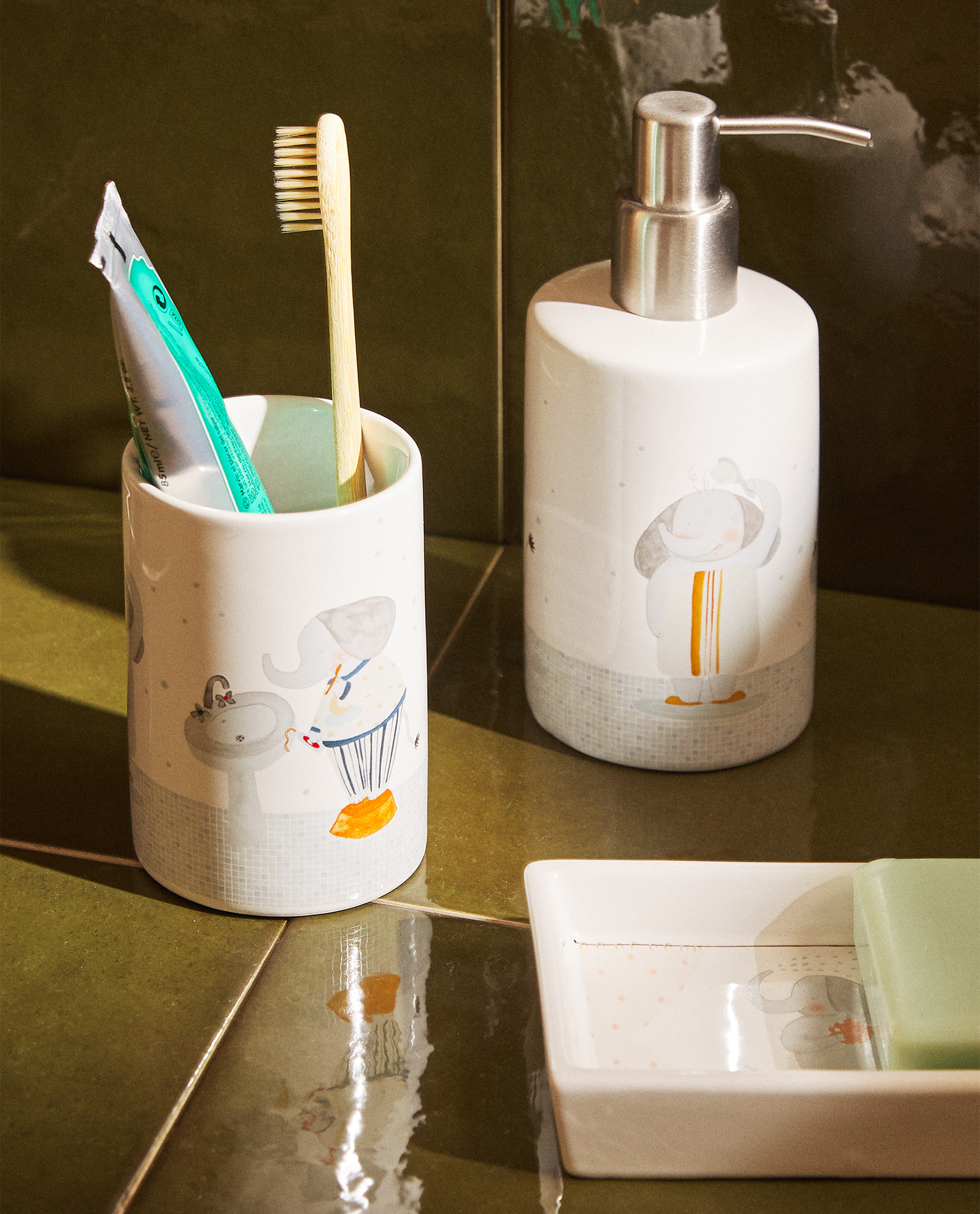 Elephant Bathroom Set Bathroom Accessories Bathroom Kids Zara Home Serbia