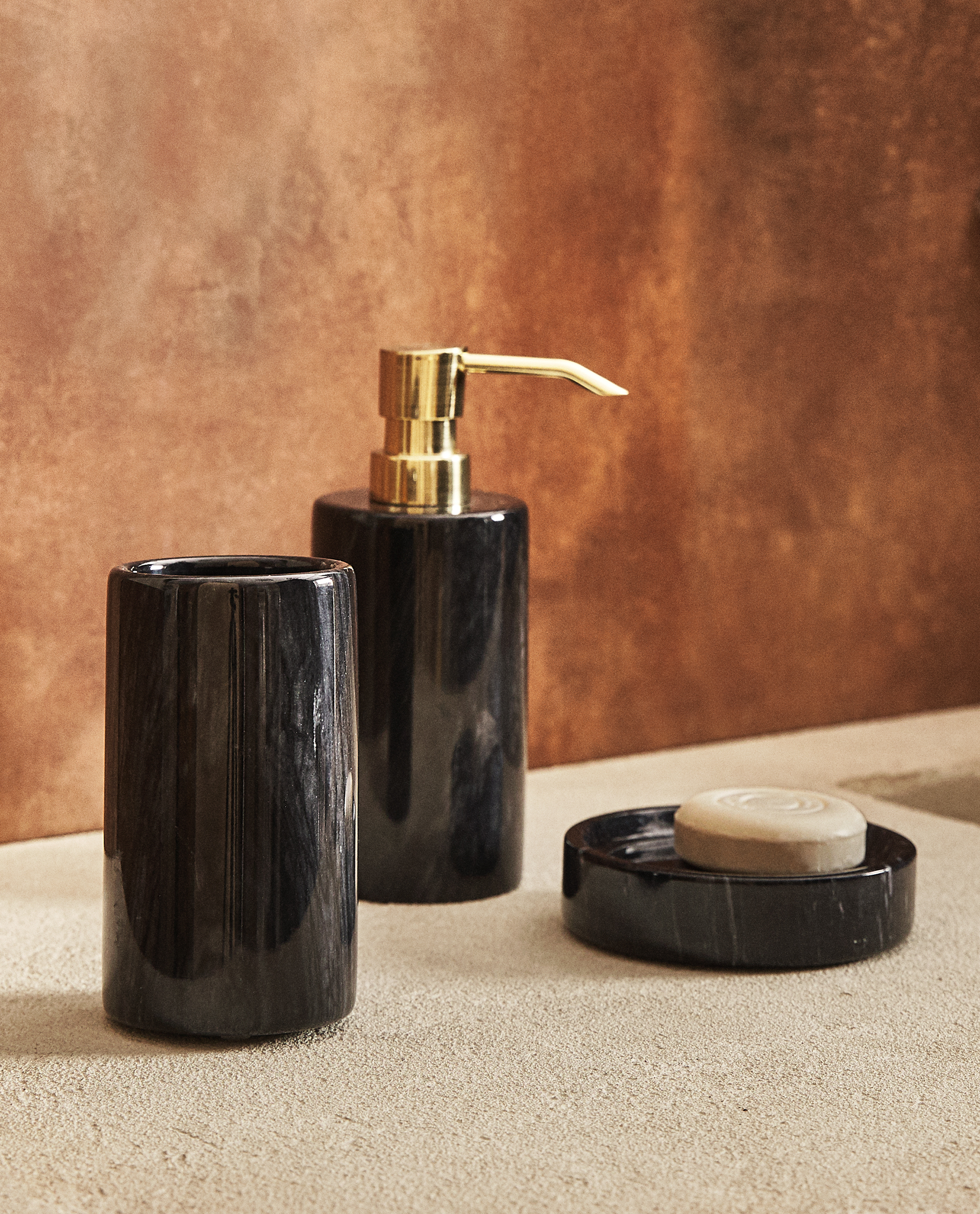 Black Marble Bathroom Set Bathroom Sets And Accessories Bathroom Zara Home United States Of America