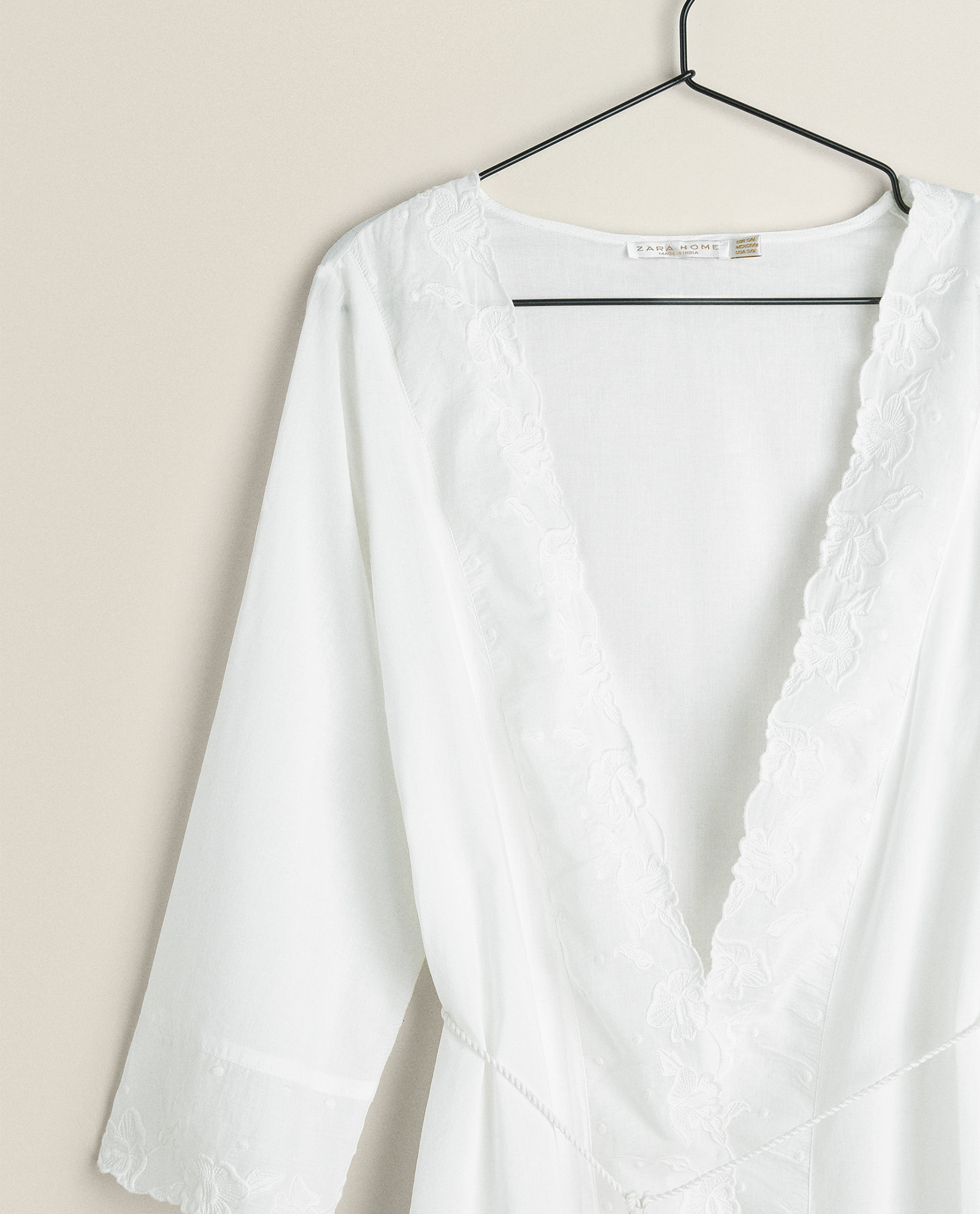 Robe De Chambre Coton Broderies Femme Vetements Vetements Et