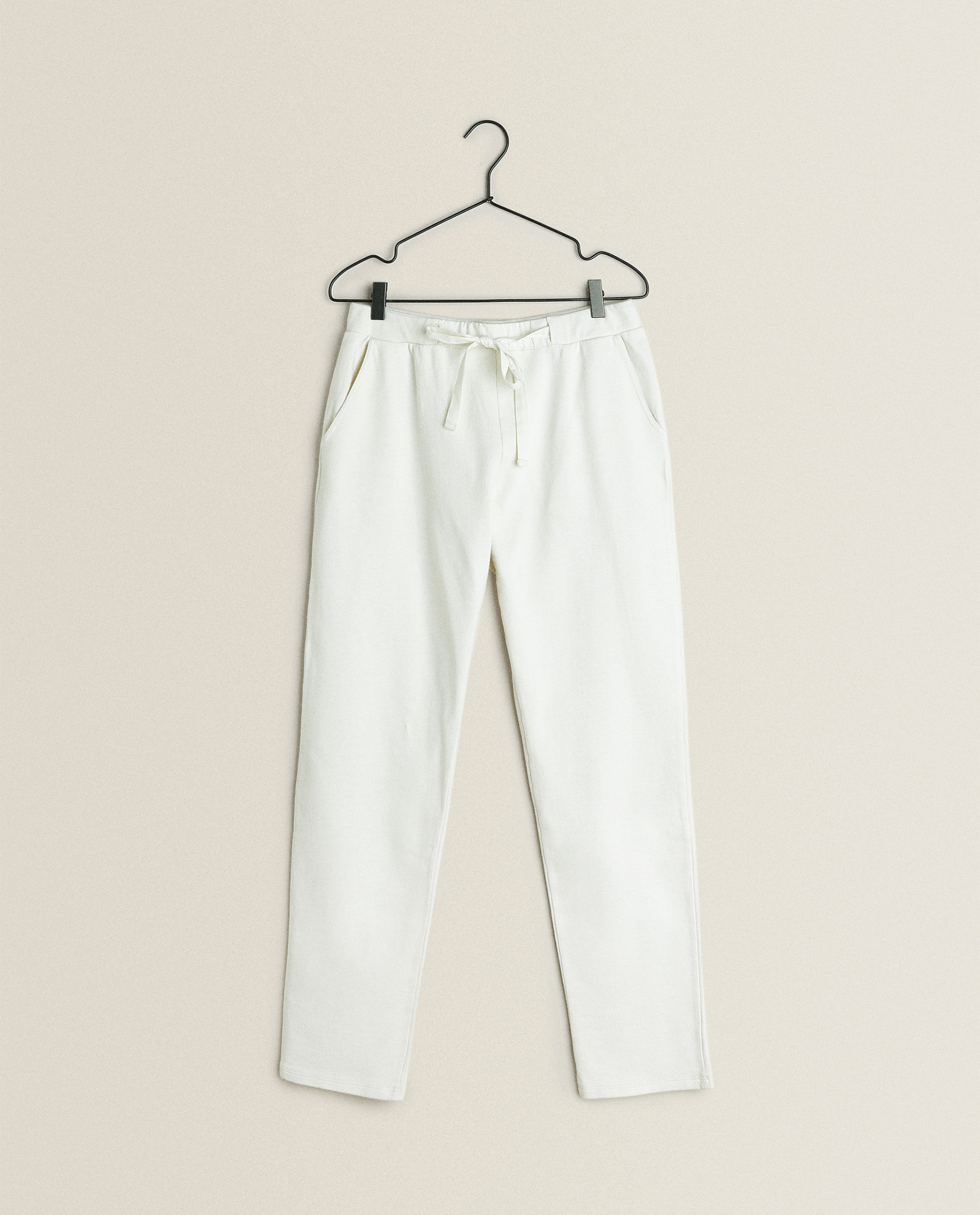 zara cotton trousers