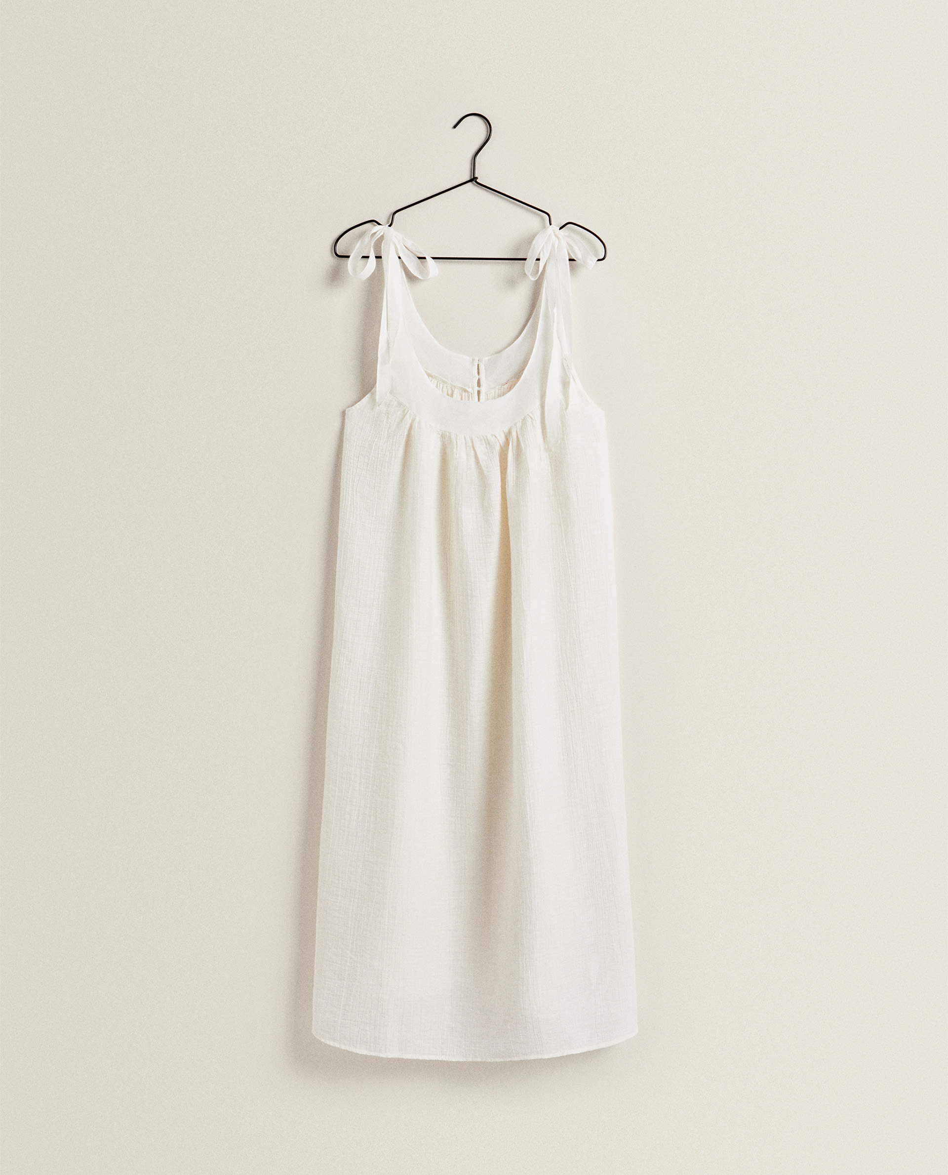 Tie Up Strap Nightdress Collection New Arrivals New Collection Zara Home Italia
