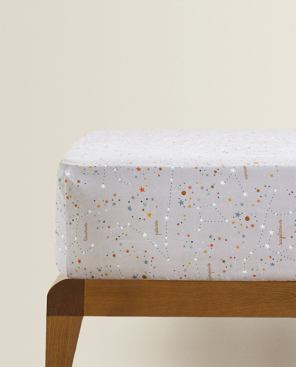 Glow In The Dark Fitted Sheet Null Zara Home Serbia