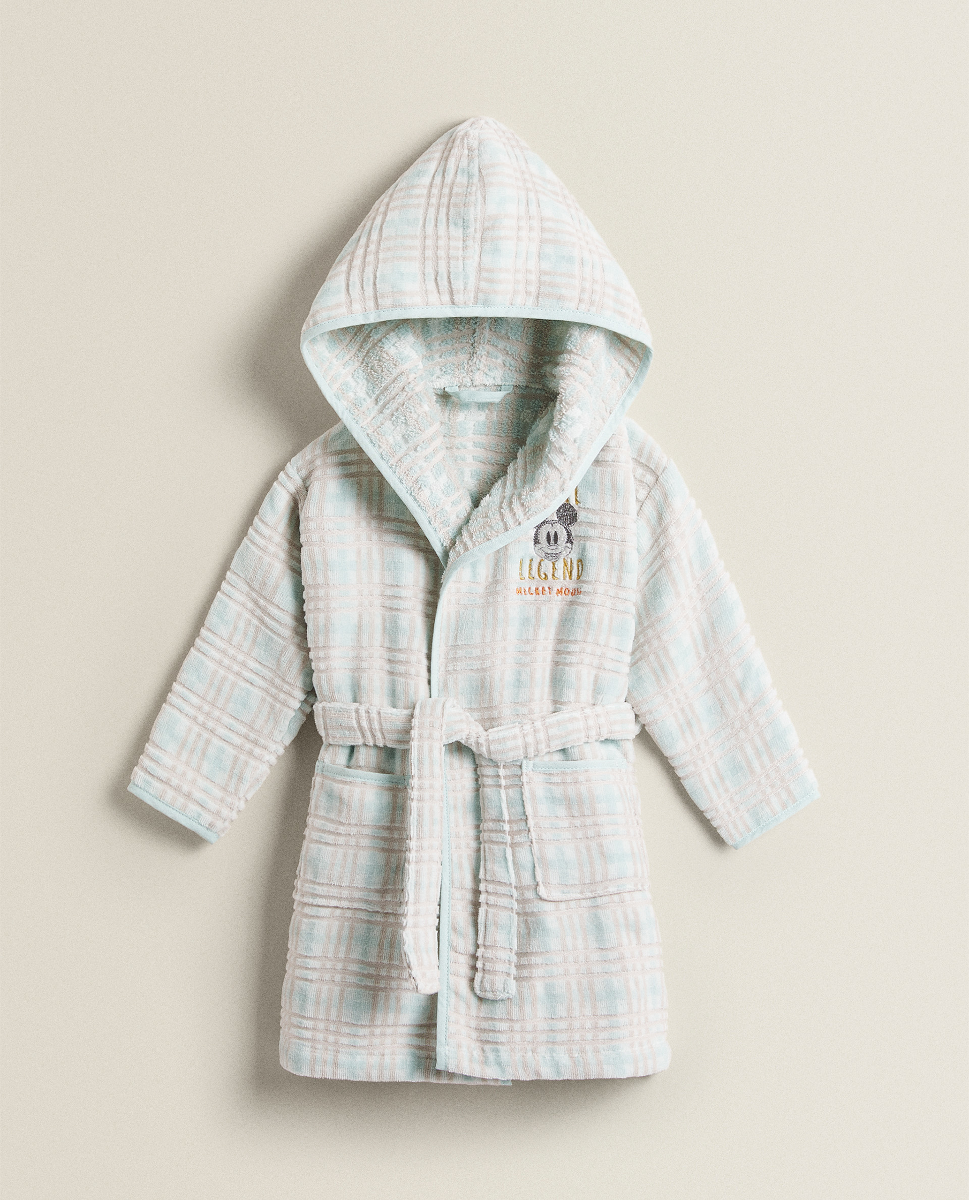 Embroidered Mickey Mouse Bathrobe Kids New Arrivals Zara Home Portugal