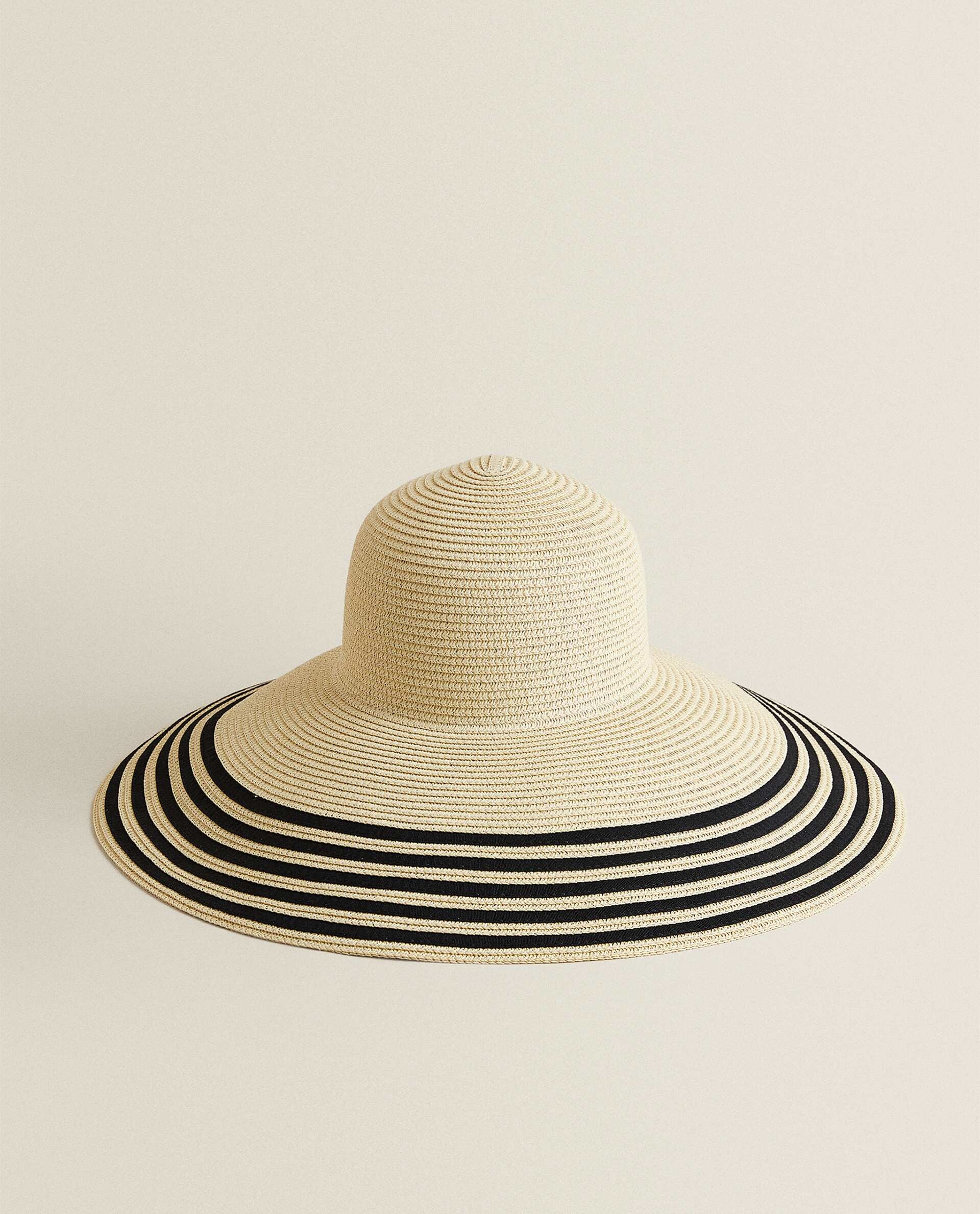 zara raffia hat