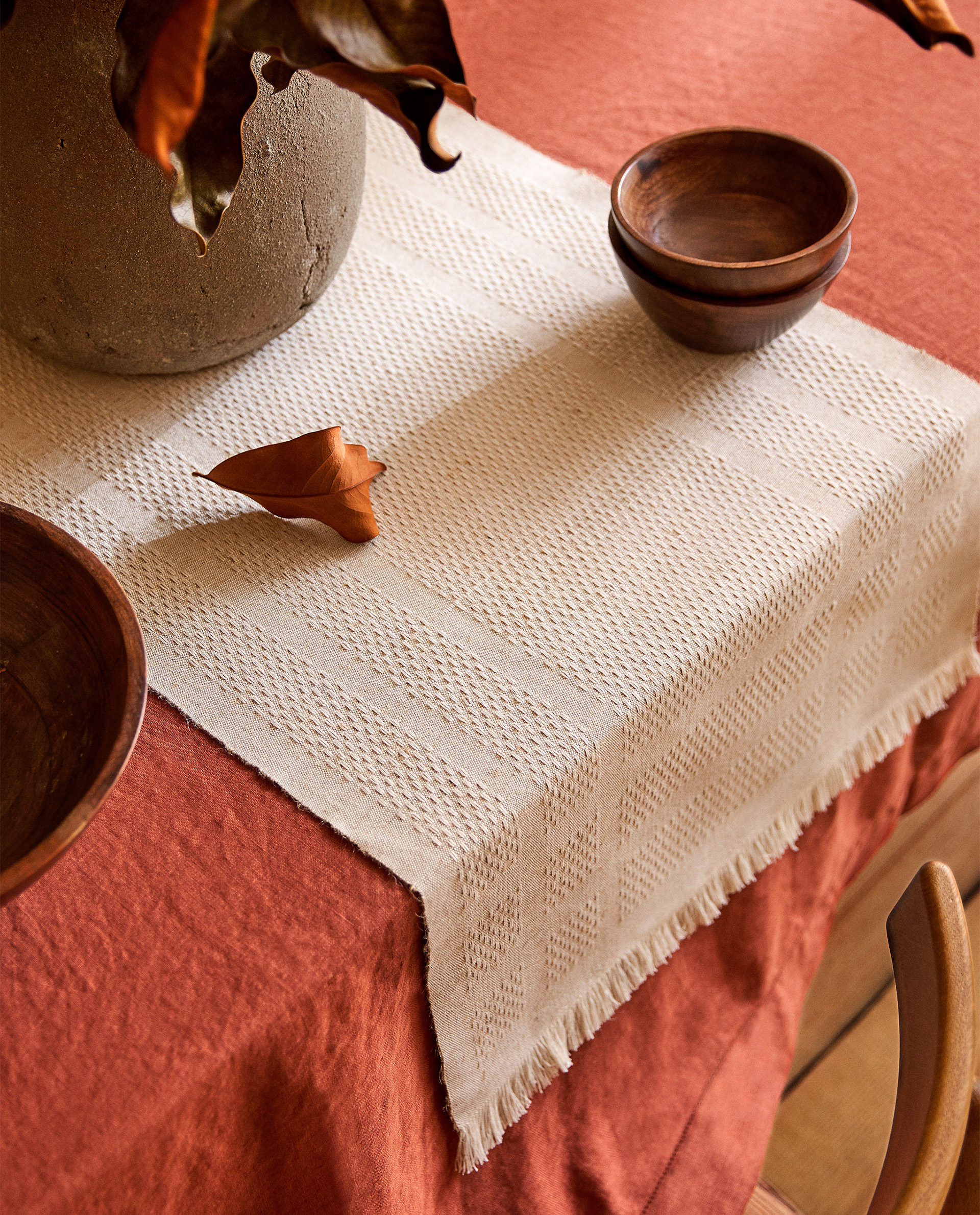 rustic table runners