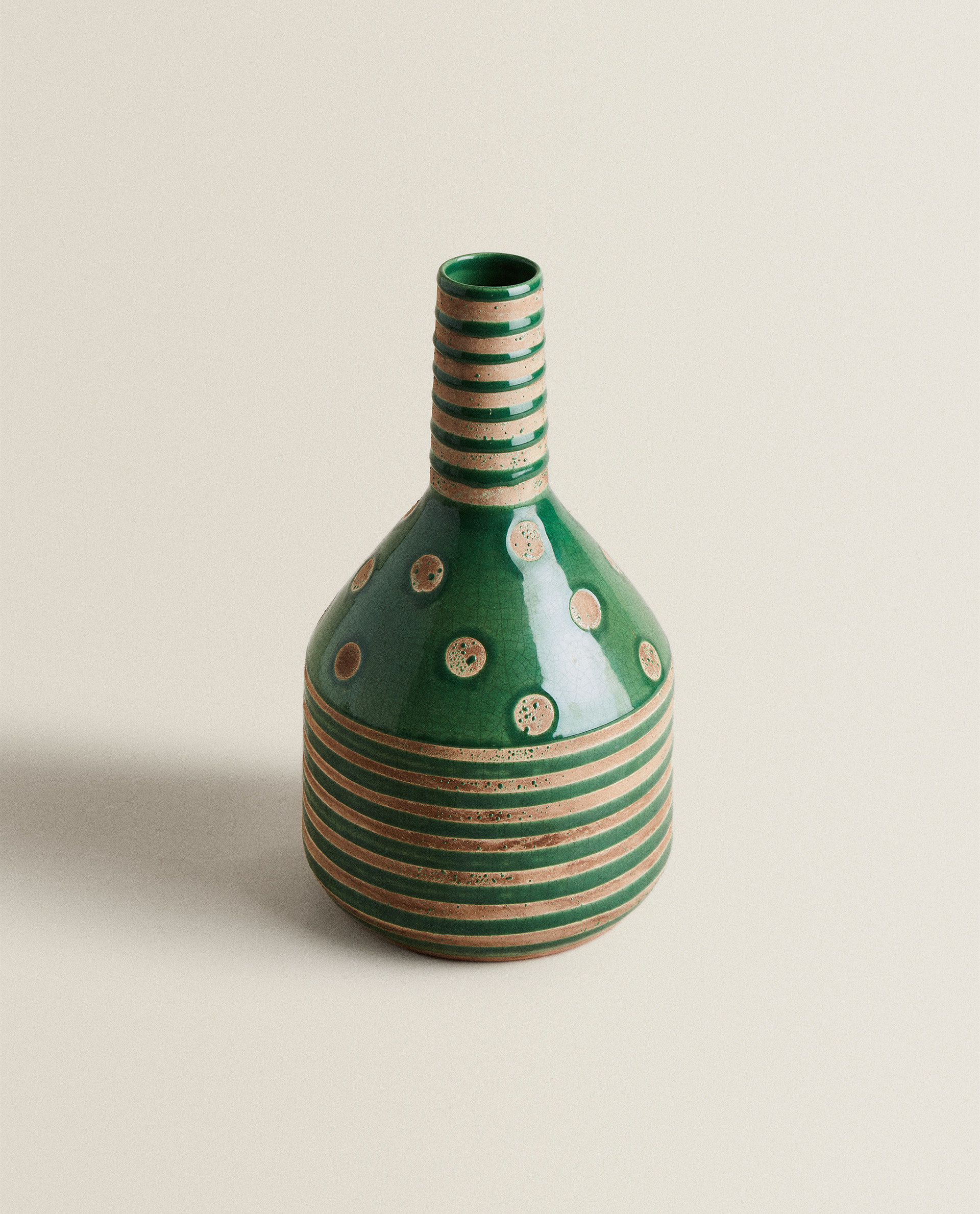 Yesil Dekoratif Vazo Zara Home Turquia