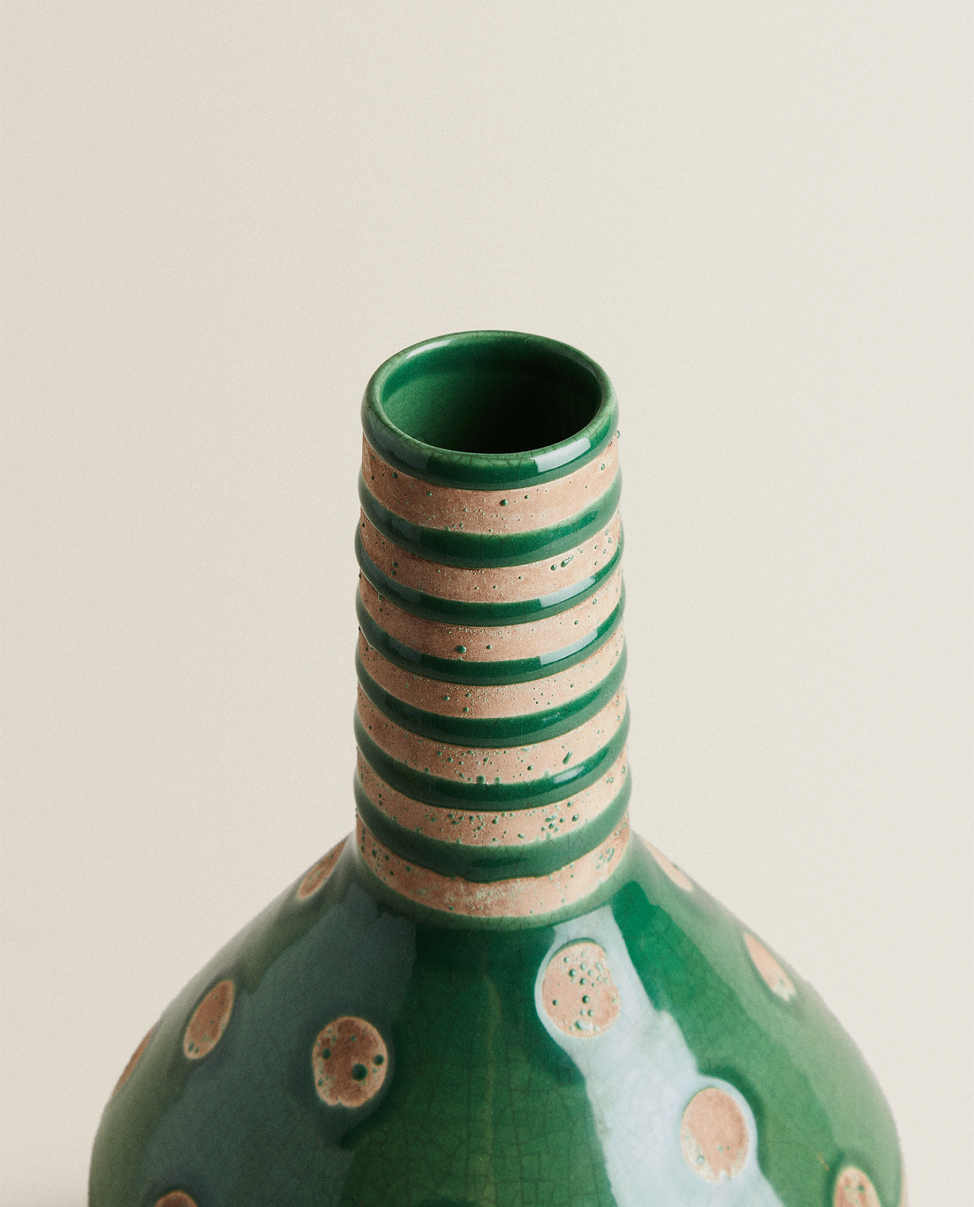 Yesil Dekoratif Vazo Zara Home Turquia