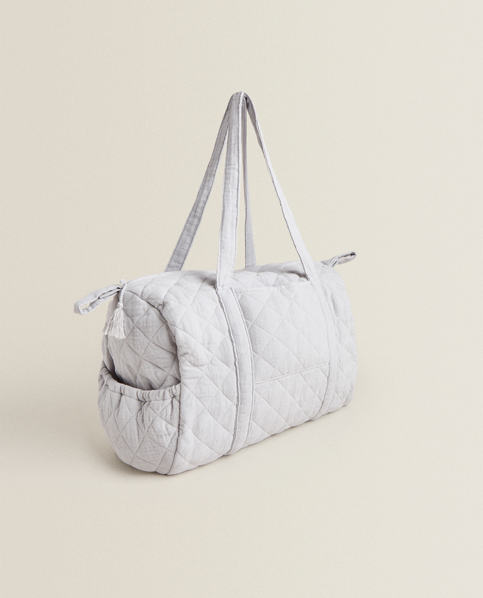 WAFFLE-KNIT MATERNITY BAG - OFF FOR A 