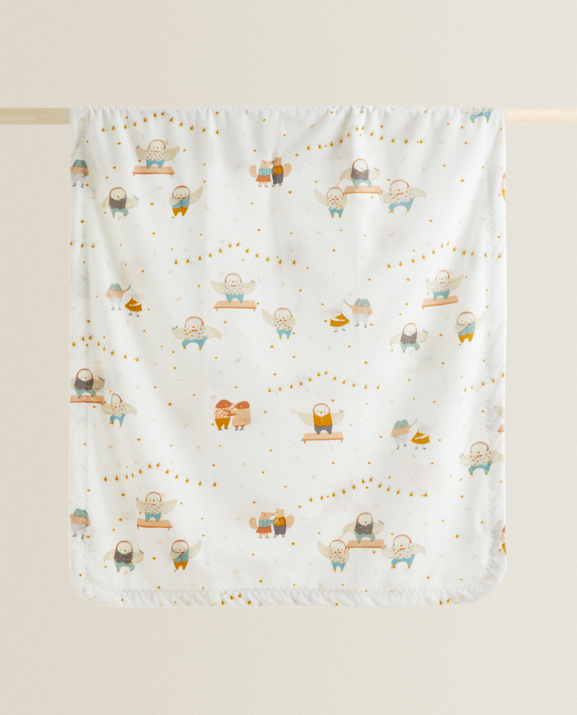 OWL FLEECE BLANKET Blankets BEDROOM KIDS Zara Home Luxembourg