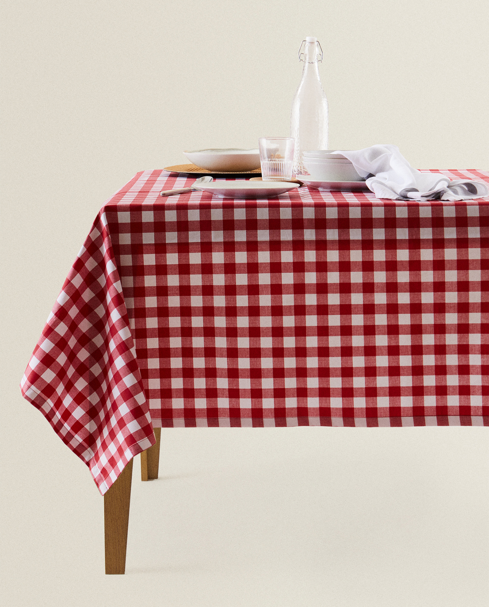 Recine Kaplama Pamuklu Potikareli Masa Ortusu New In Zara Home Zara Home Turquia