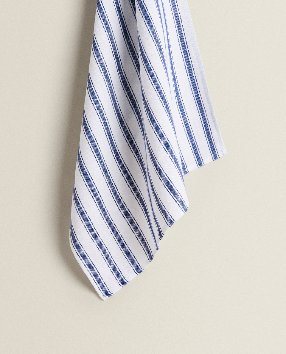 zara patchwork tea towel dress