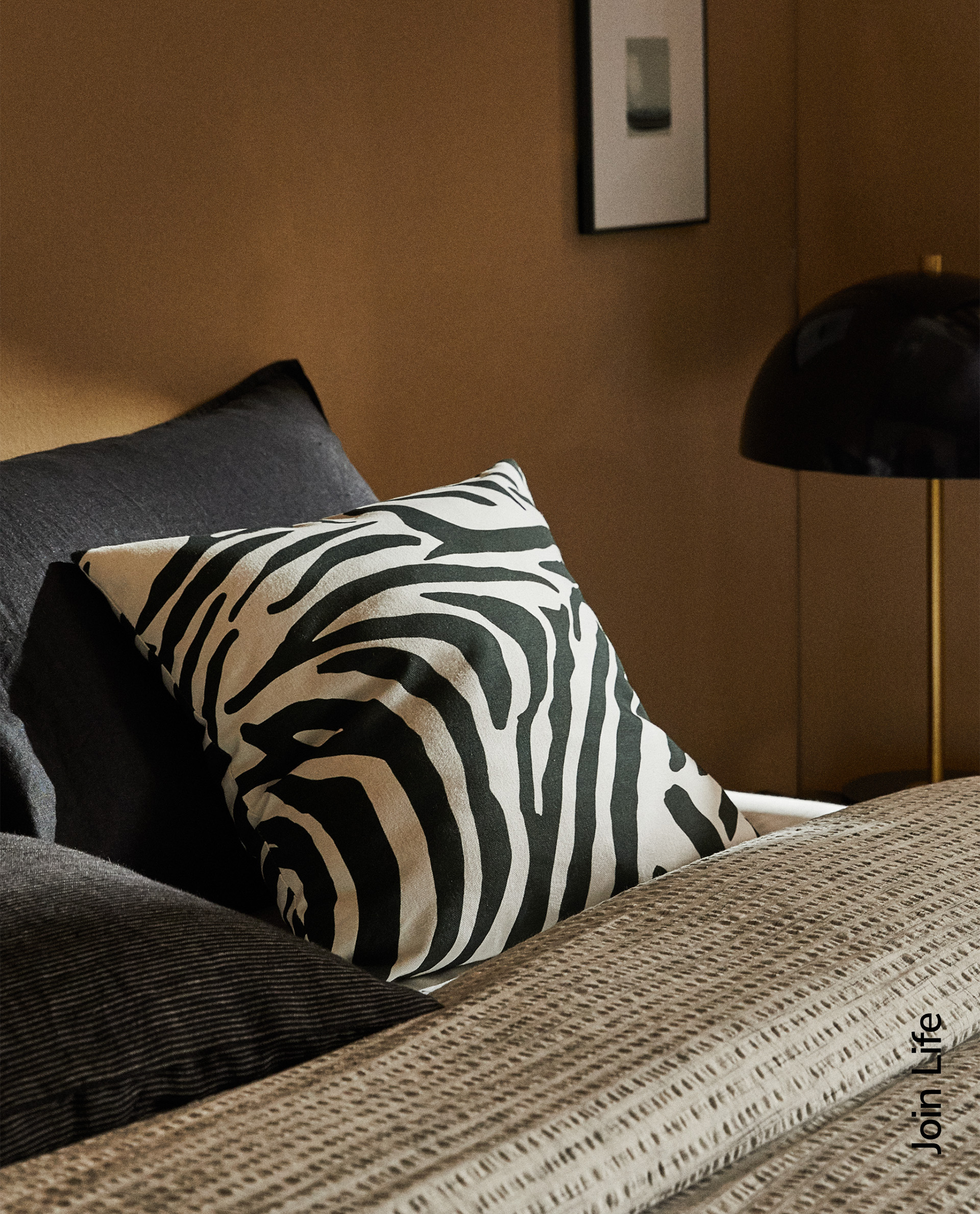 Zebra Cushion Cover Cushions Living Room Zara Home Turkiye Turkey