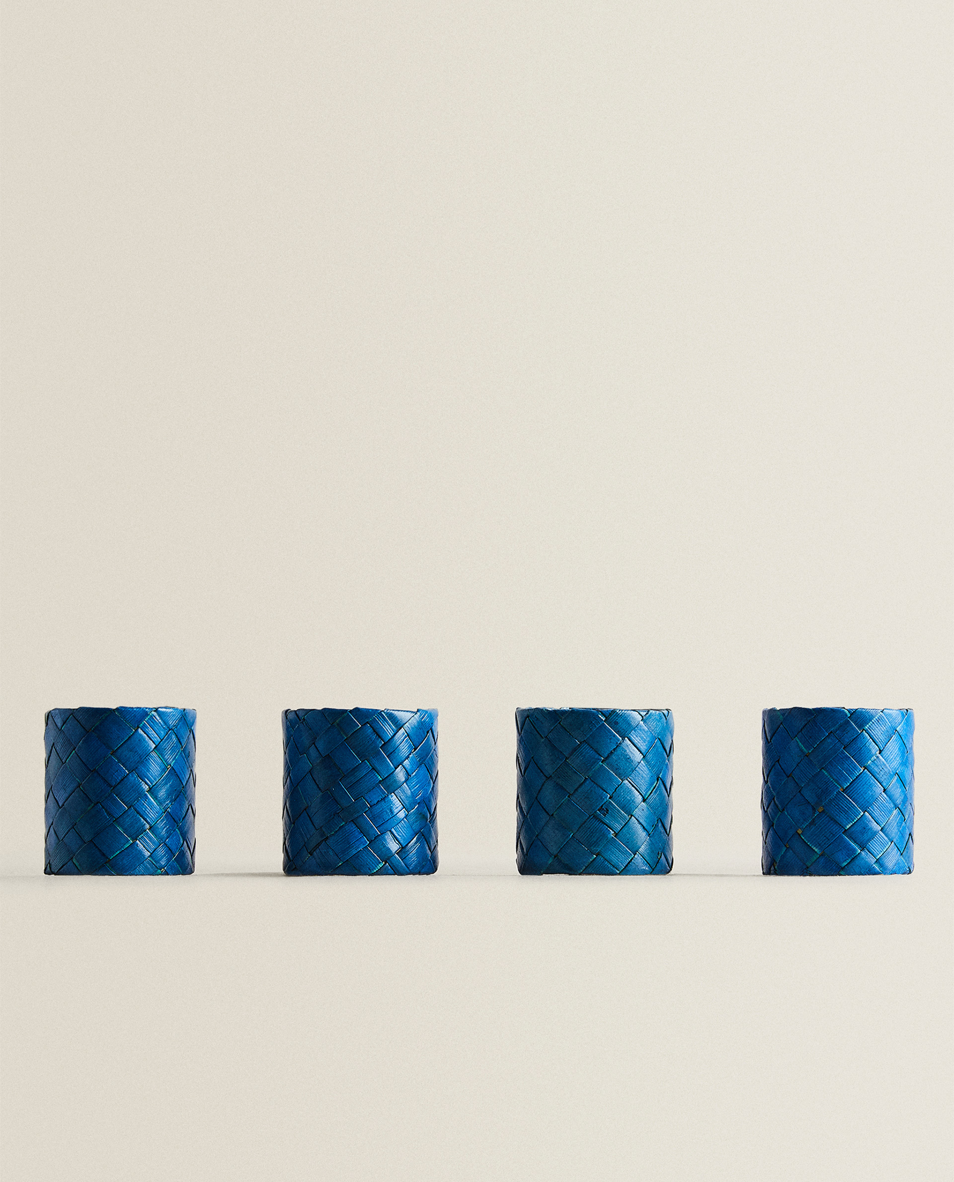 Natural Fibre Napkin Ring Pack Of 4 Table Accessories