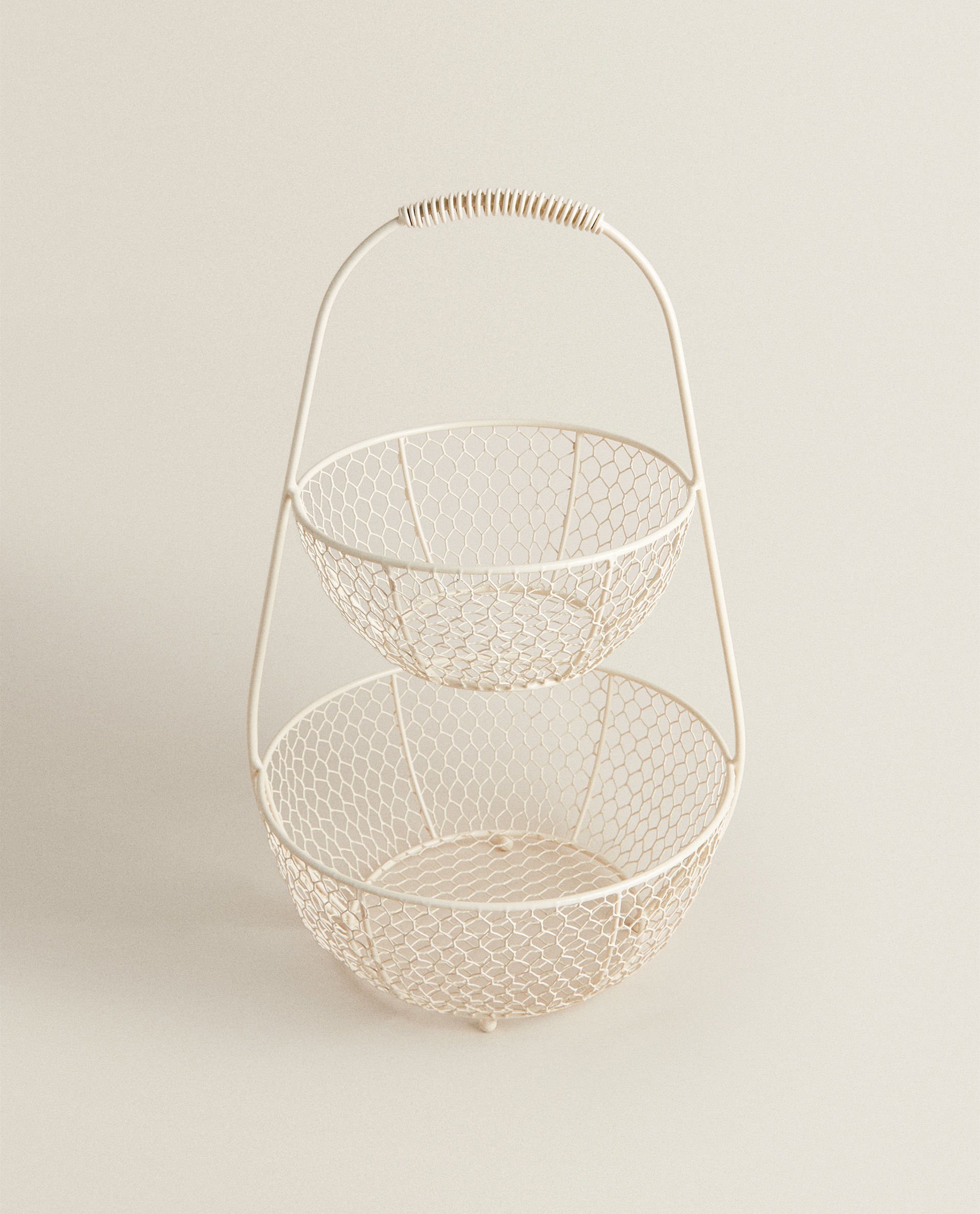 2 Tier Fruit Basket Stand Kitchen Zara Home հայաստան