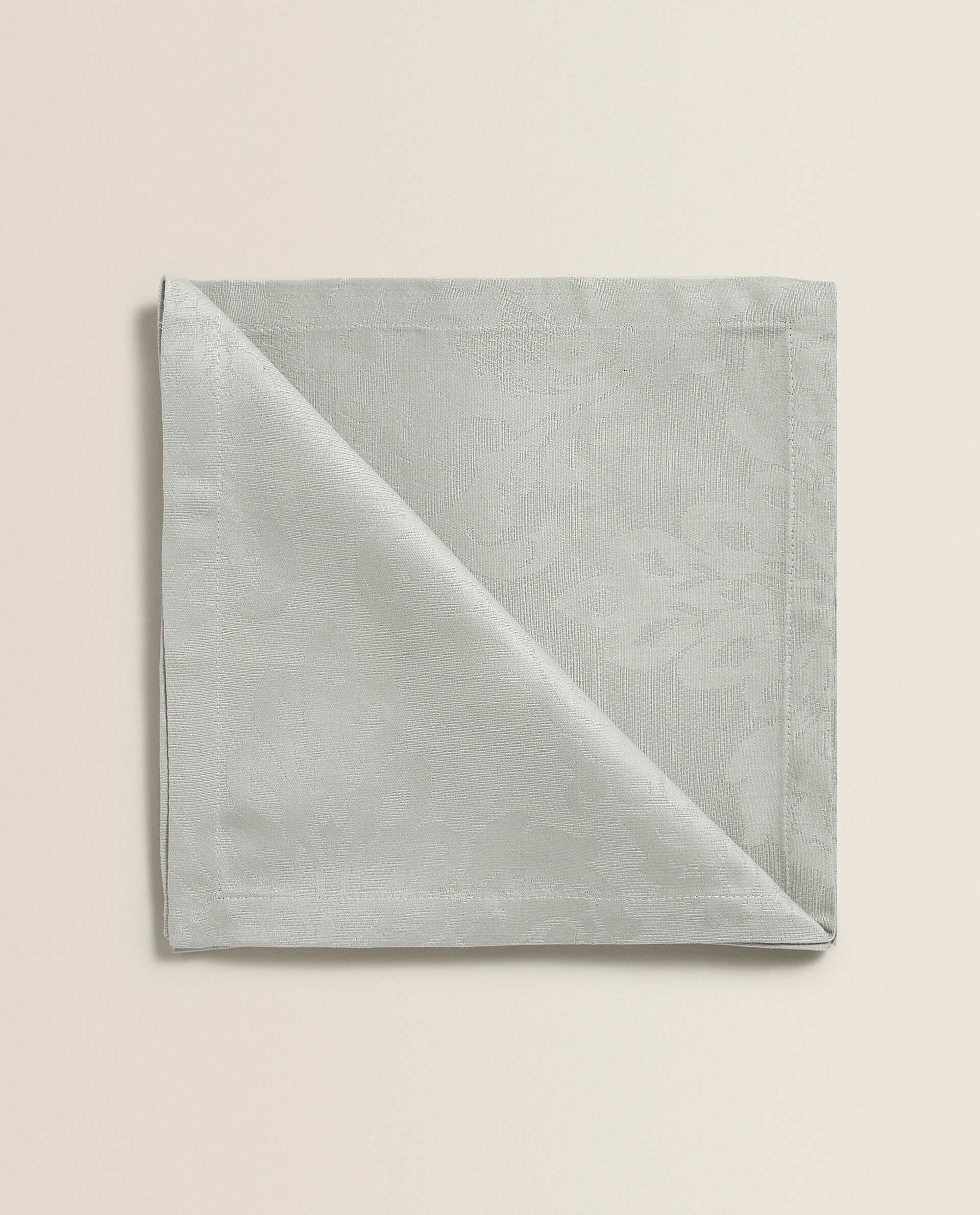 Serviette De Table Coton Jacquard Lot De 2 Soupe De Haricots Blancs Recettes Zara Home France