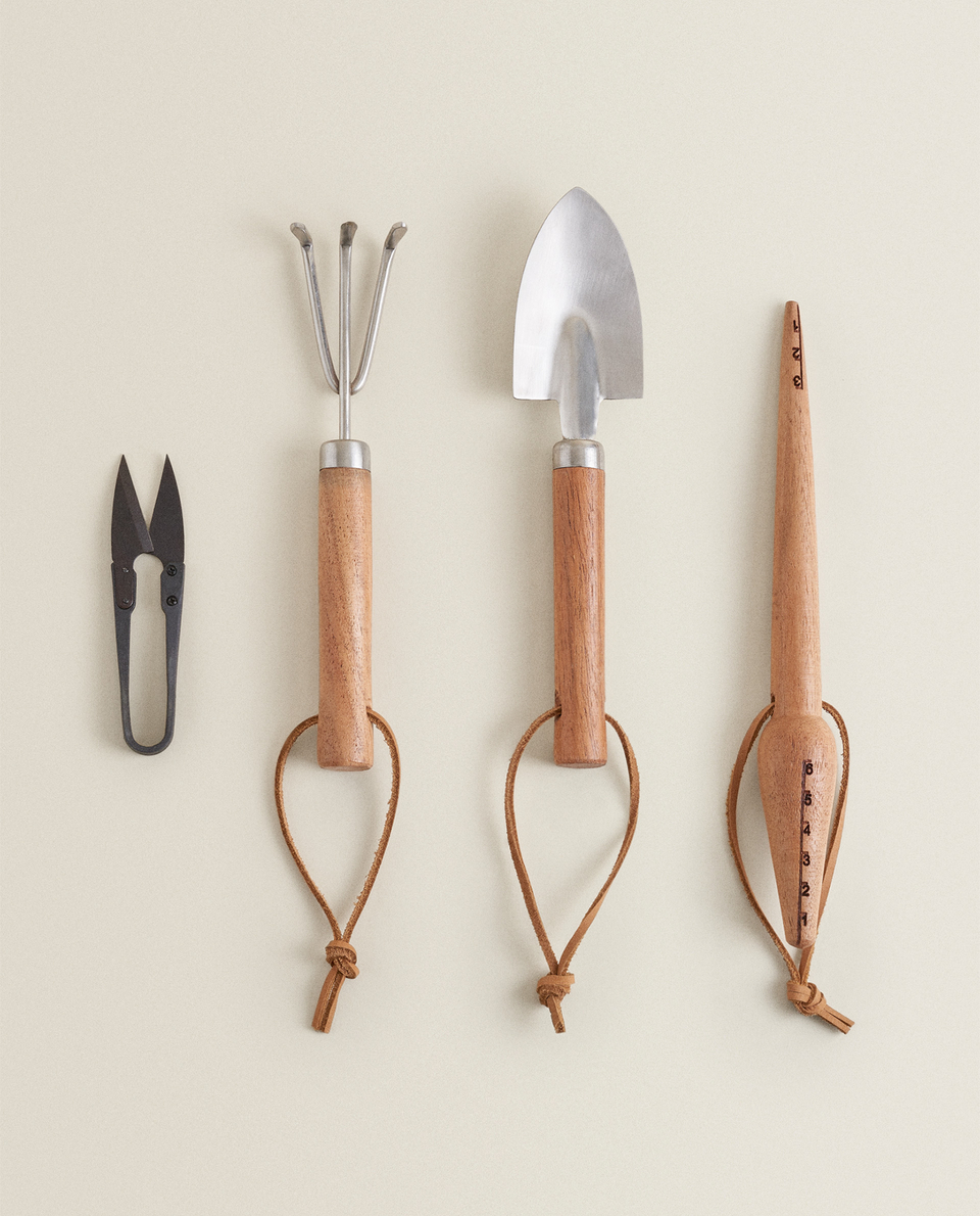 Set Of 4 Mini Garden Tools Gardening Kitchen Zara Home Luxembourg