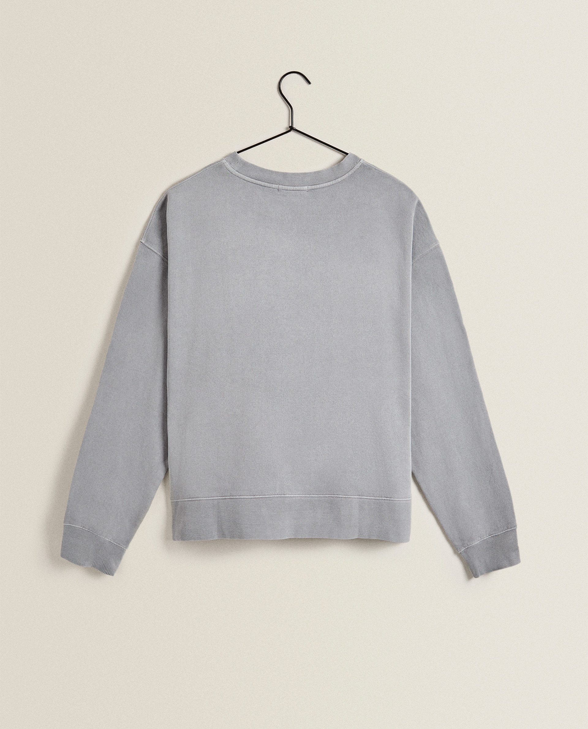 oversized cotton sweatshirt