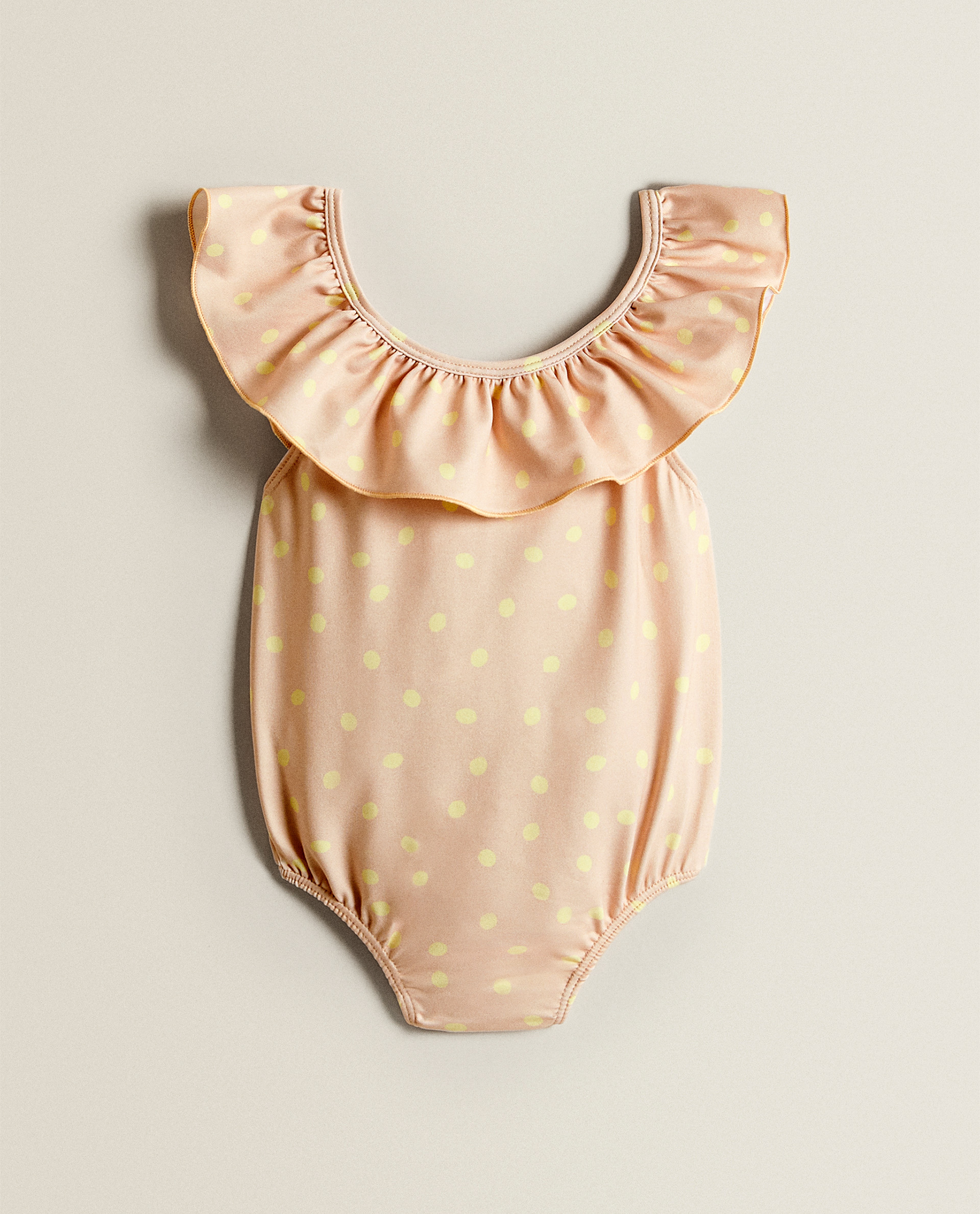 Costum De Baie Roz Cu Buline Copii 2 9 Ani ImbrÄcÄminte Èi IncÄlÈÄminte Copii Zara Home Romania