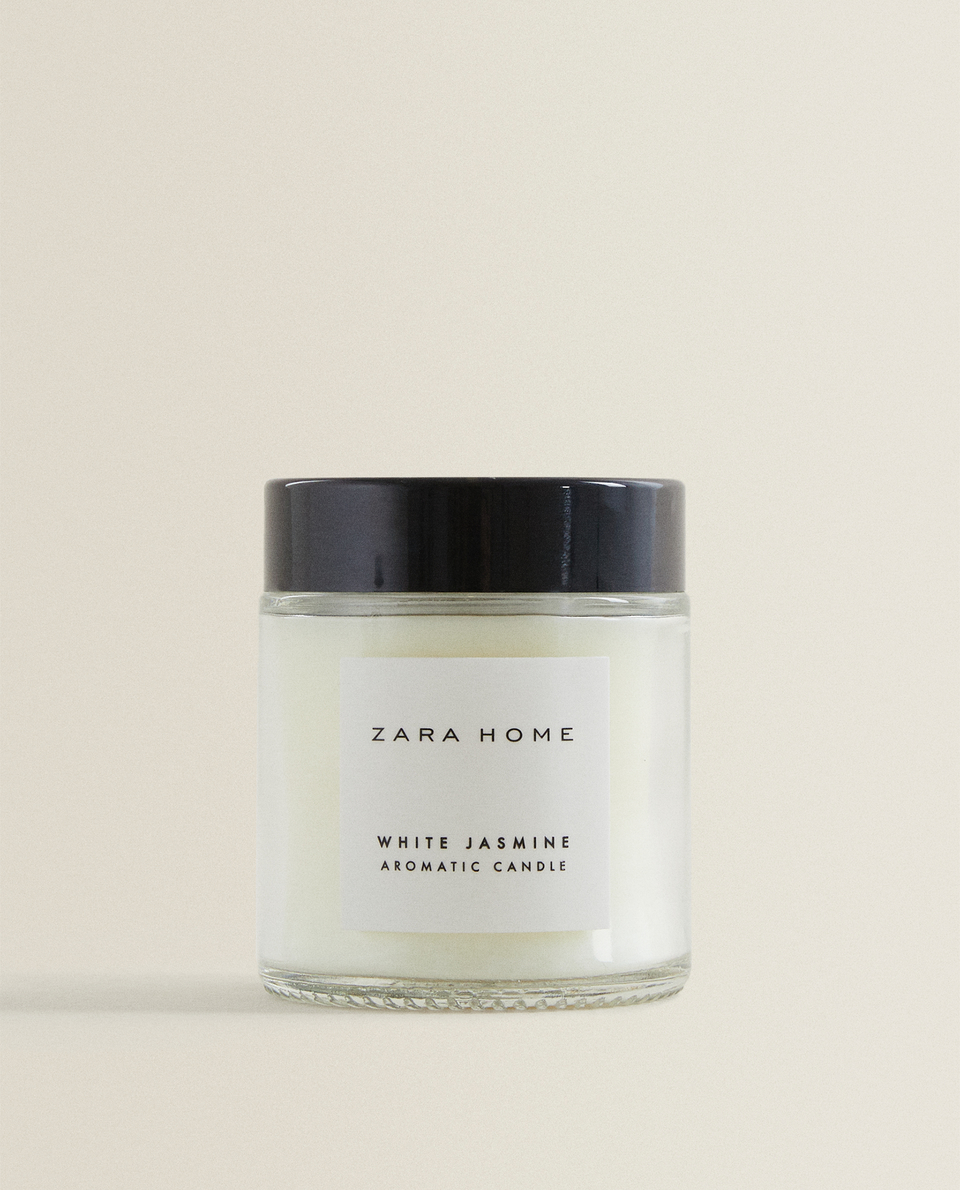 80 G) WHITE JASMINE SCENTED CANDLE 