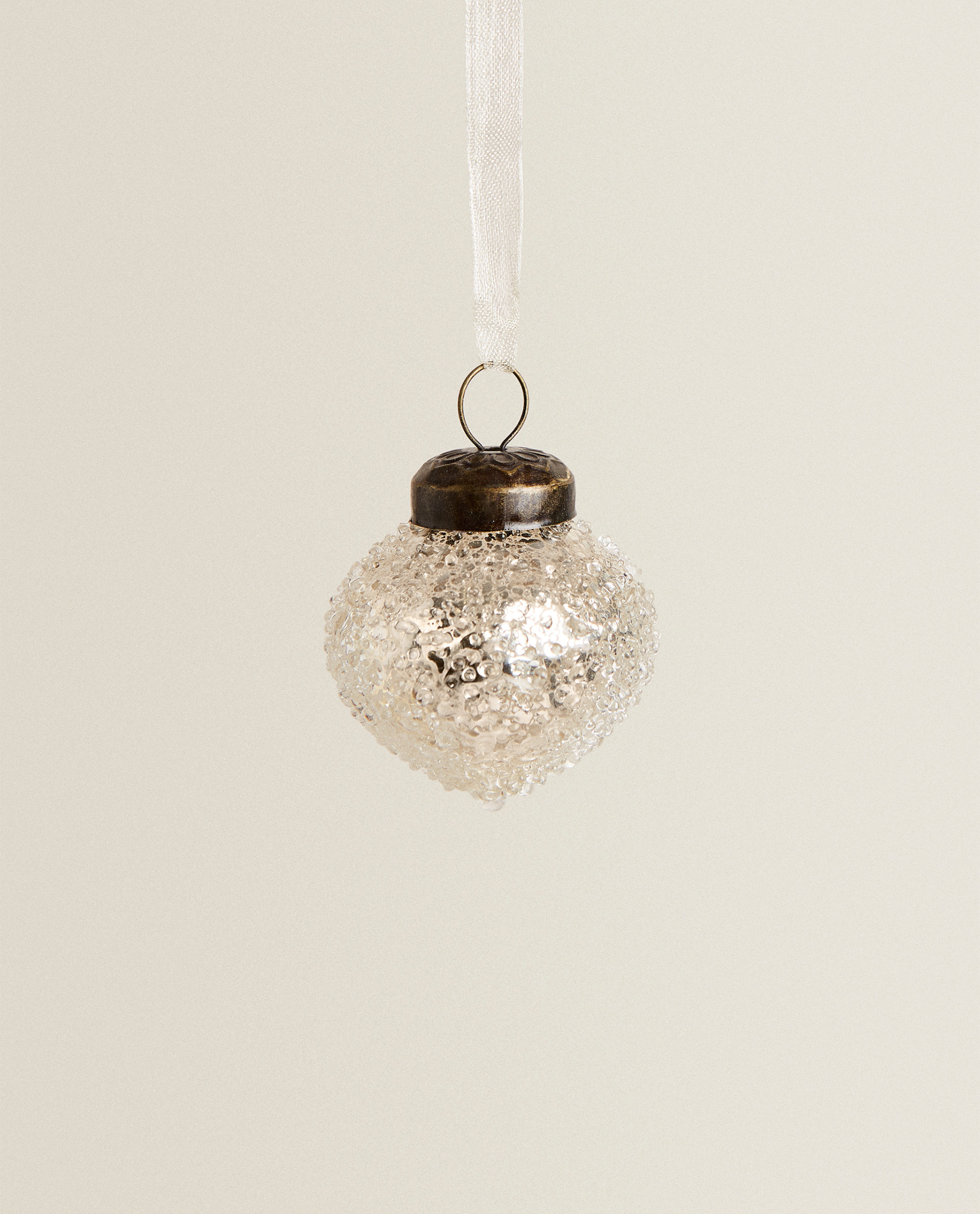 WEIHNACHTSKUGEL AUS GLAS MIT RELIEF (3ER-PACK) - | Zara Home Luxembourg