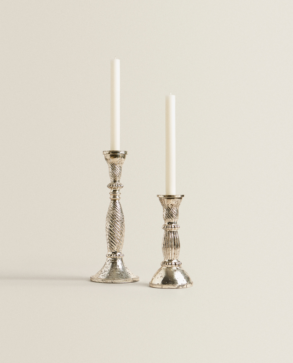 Candelabros y portavelas Zara Home Nueva Colección