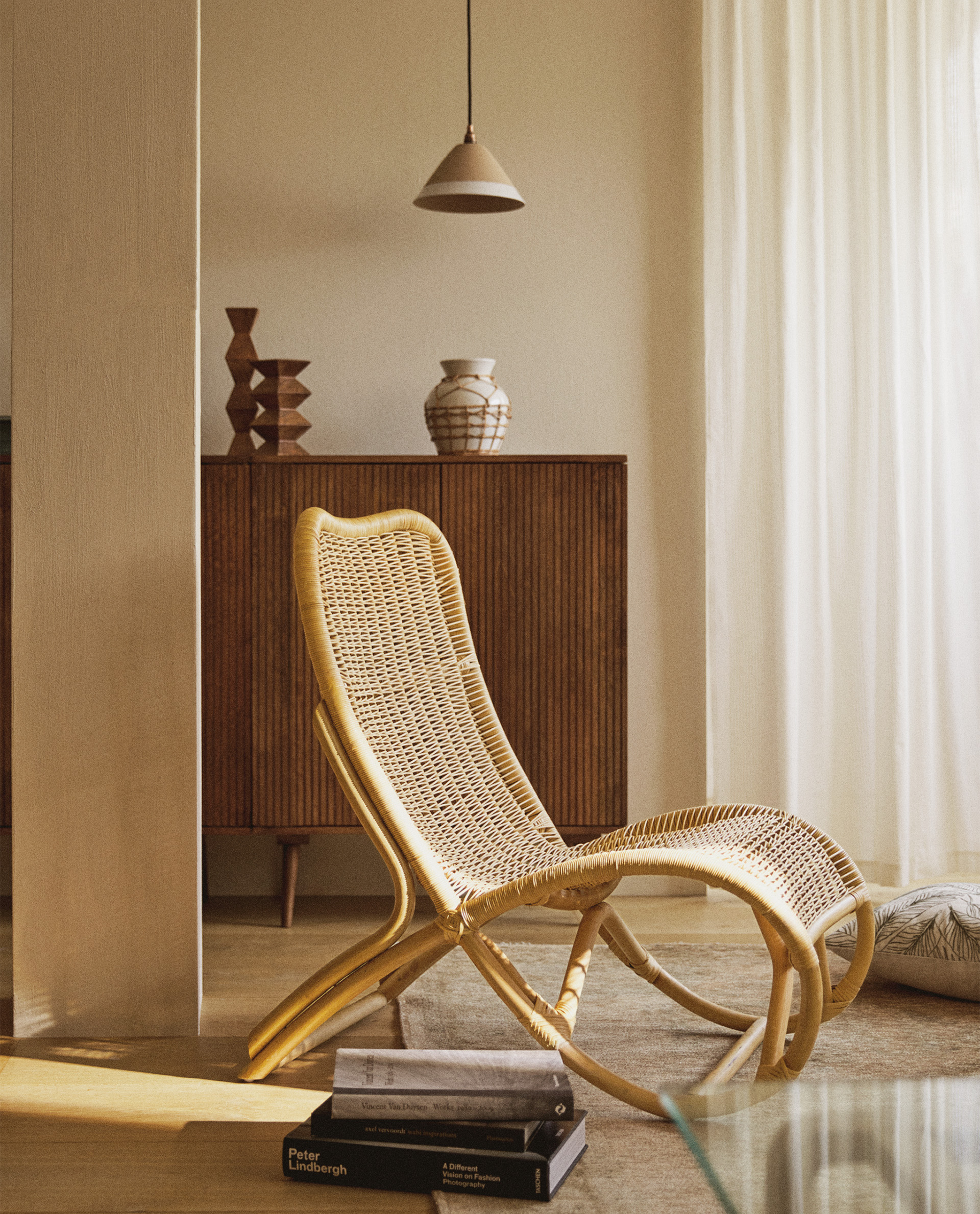 Rattan Sandalye Mobilya Oturma Odasi Zara Home Turquia