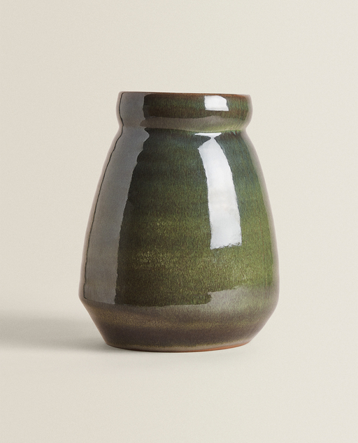 Green Terracotta Vase Vases Decoration Bedroom Zara Home Chile