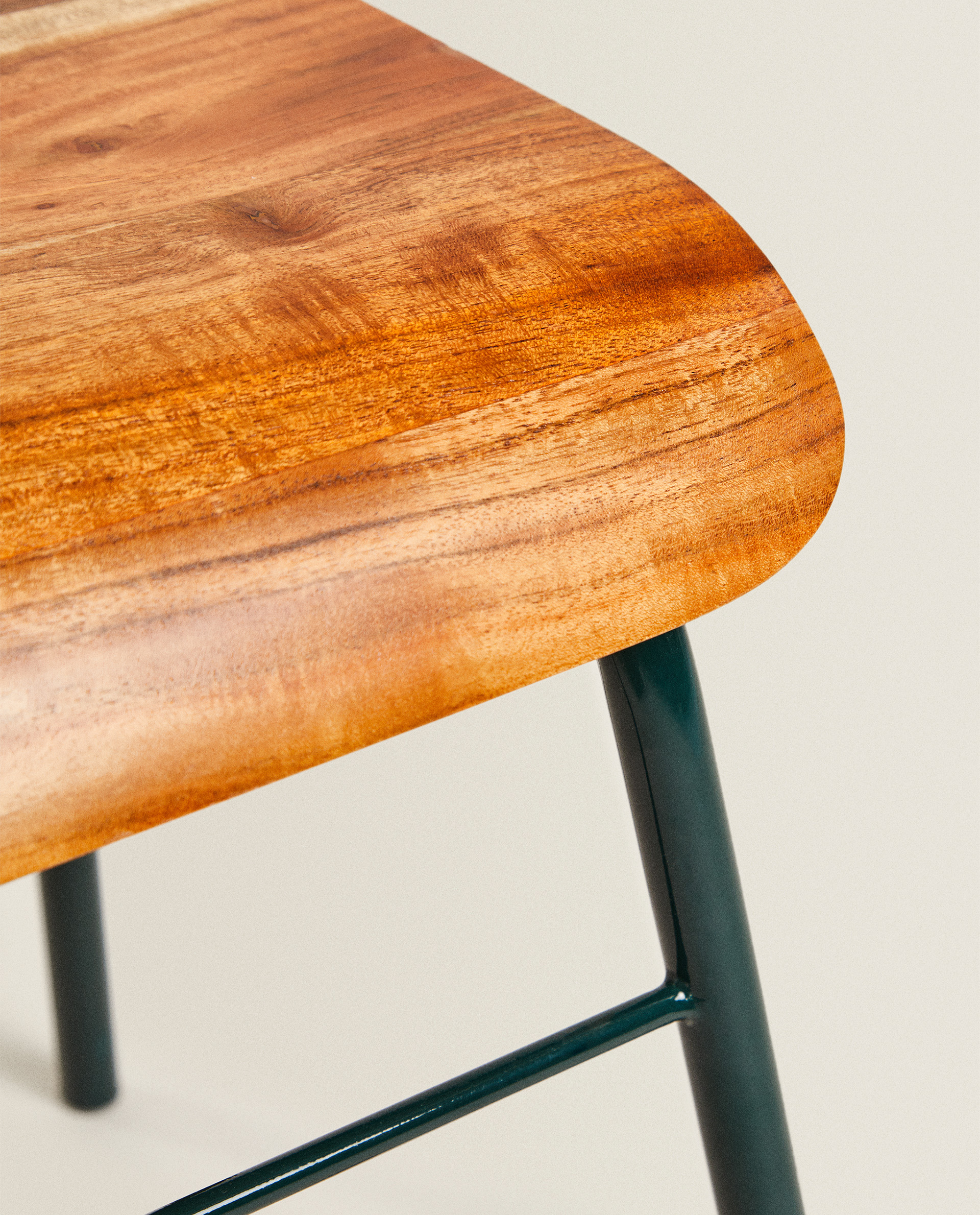 Wood And Iron Stool Furniture Bedroom Zara Home United States Of America