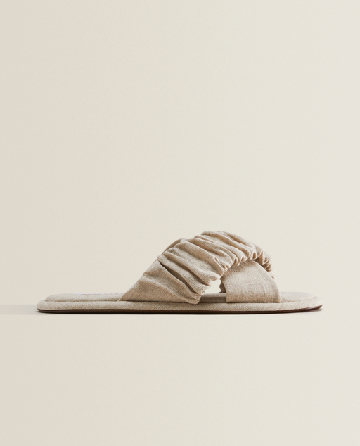 slippers dames stof