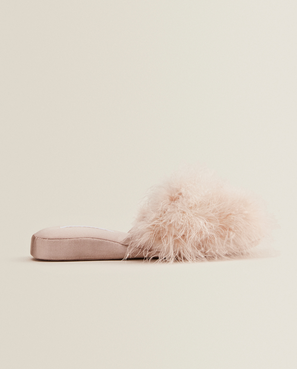 pantofole sposa zara