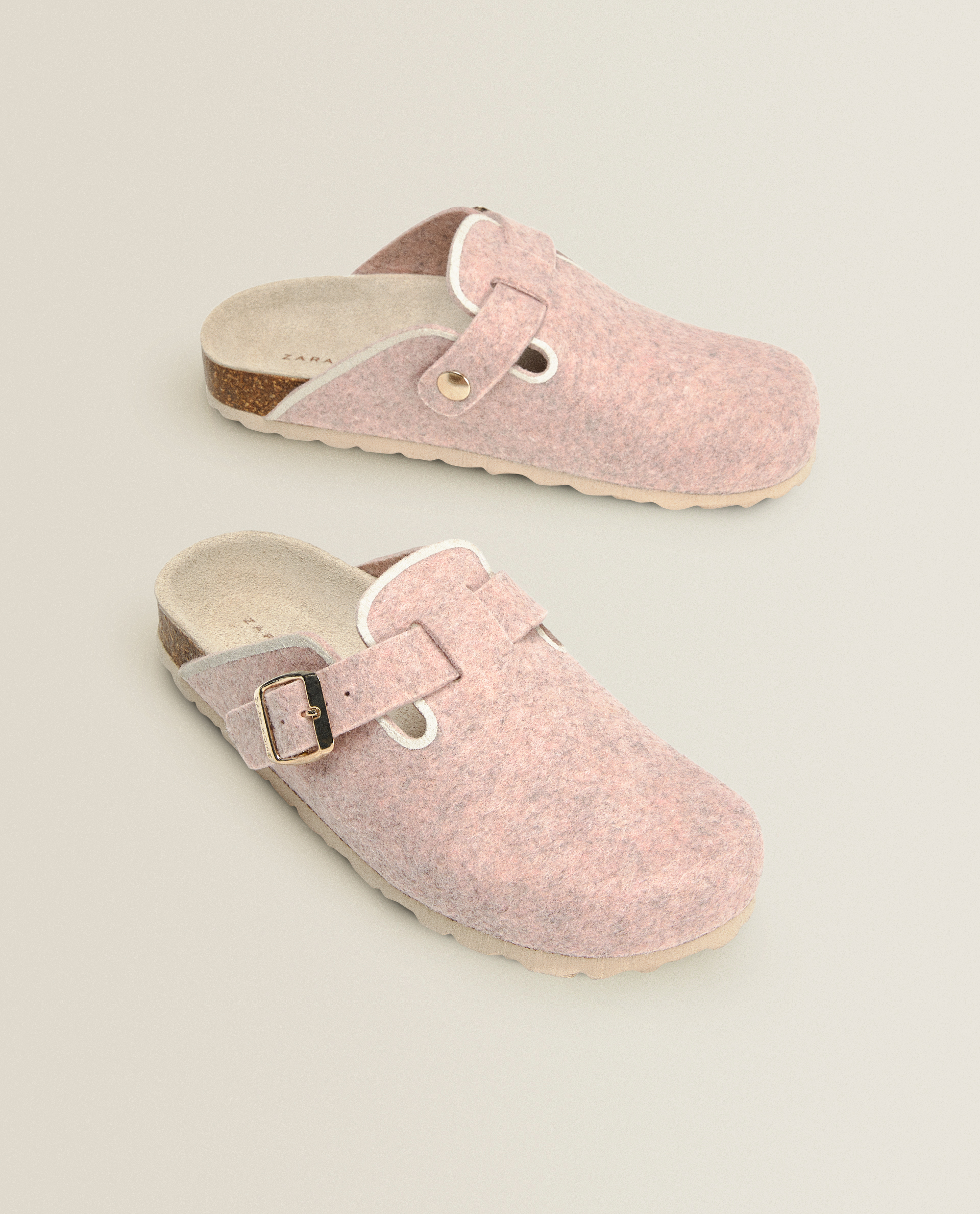 felt clog slippers