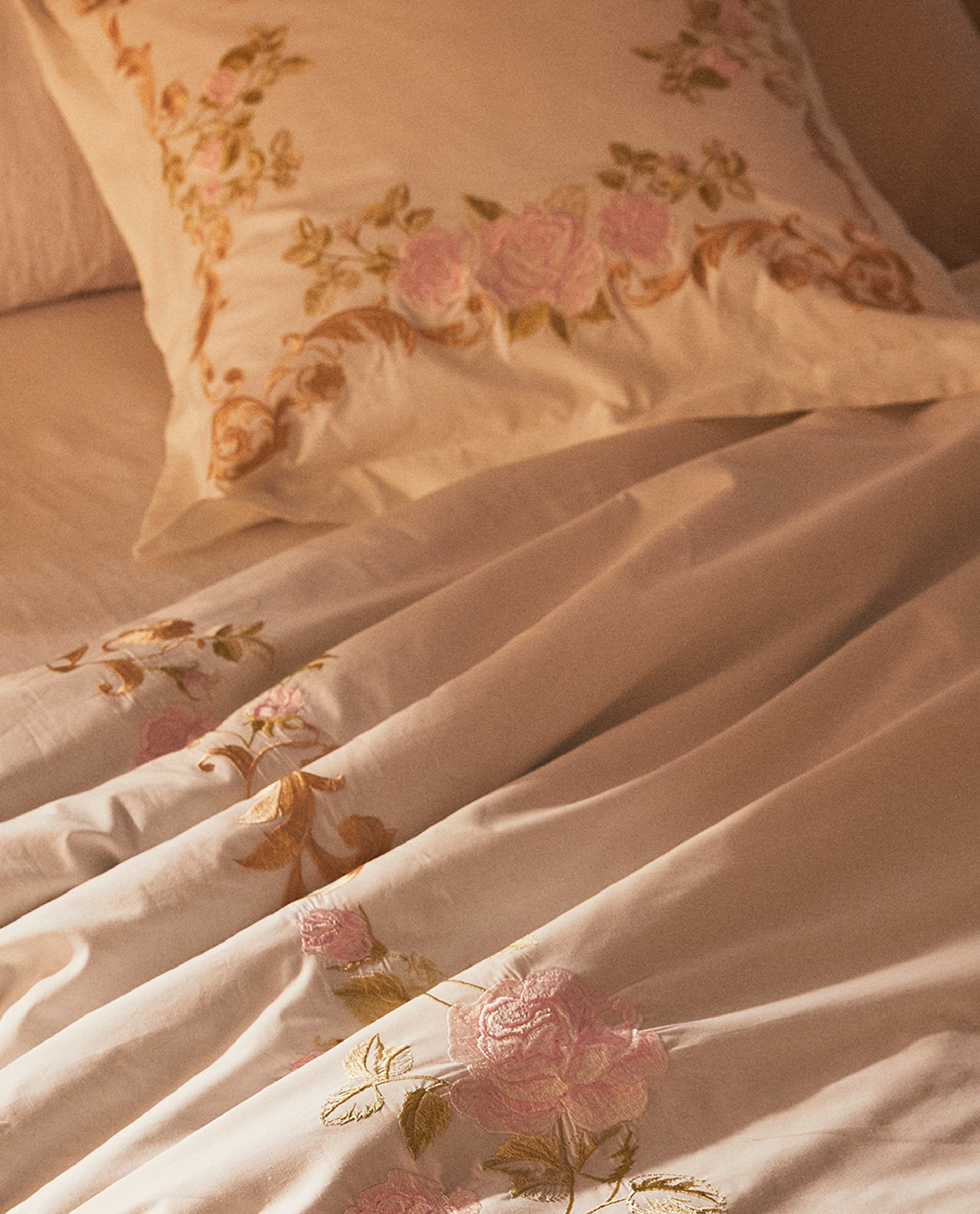 embroidered sheets