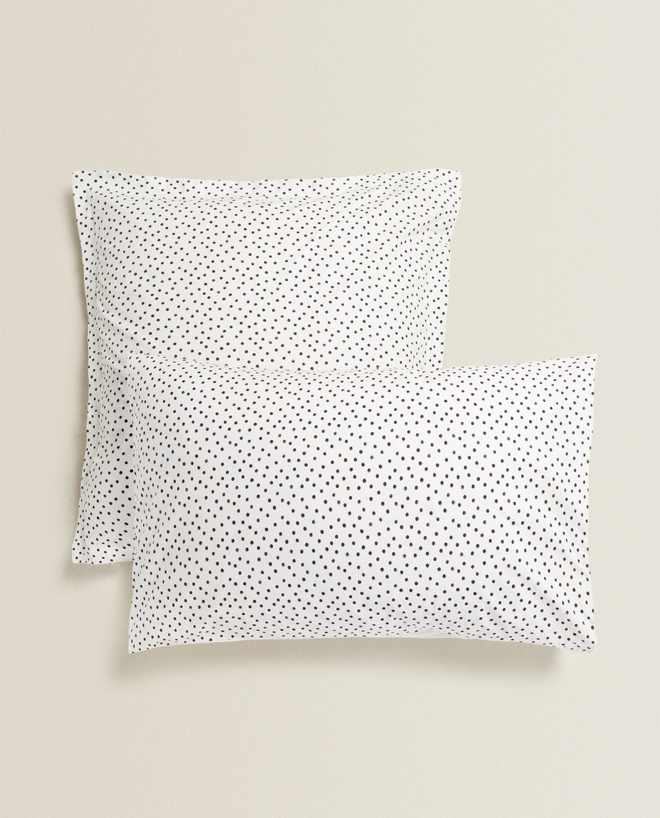 Funda De Almohada Puntos Fundas De Almohada Ropa De Cama