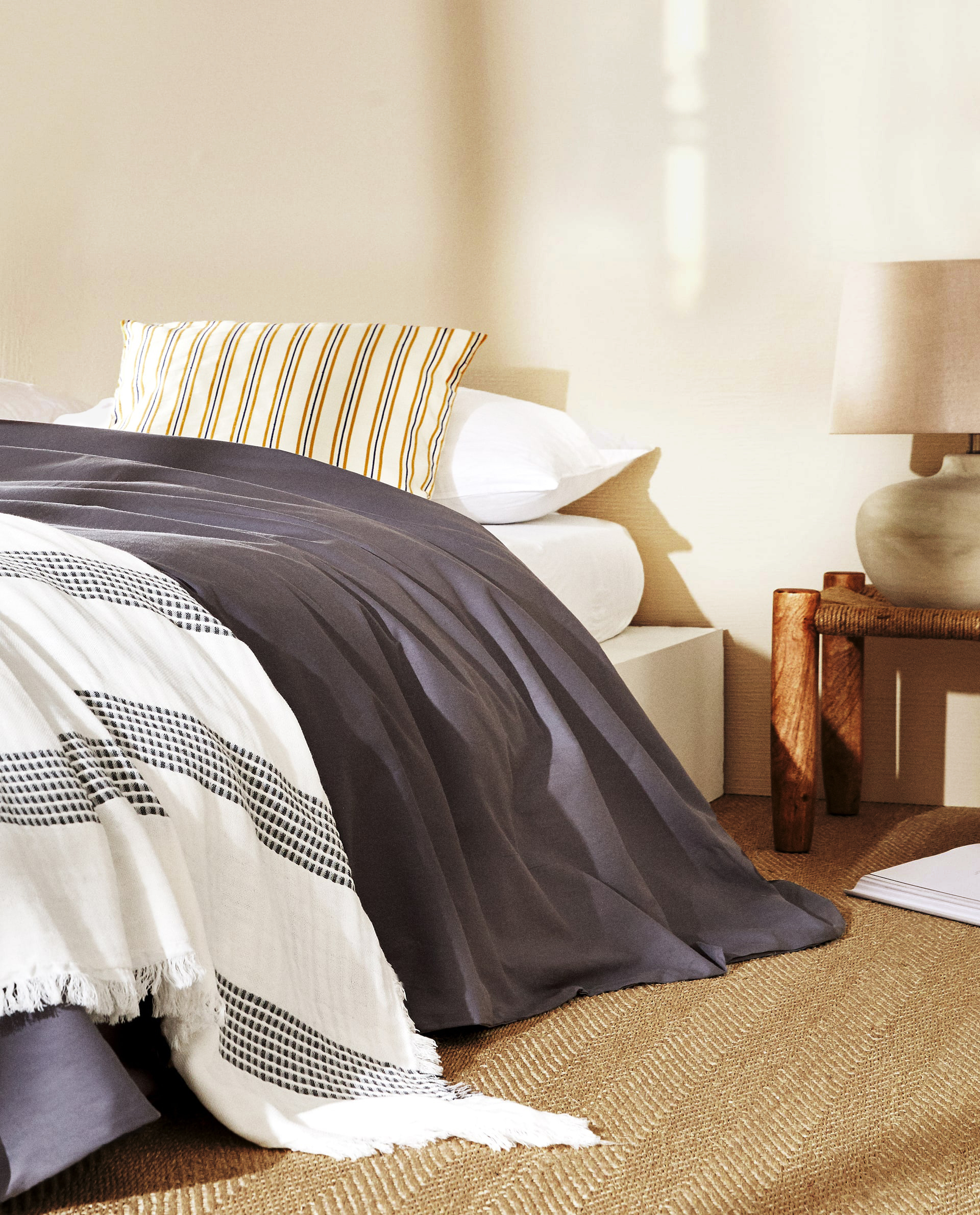 Cotton Percale Duvet Cover Collection New In Zara Home