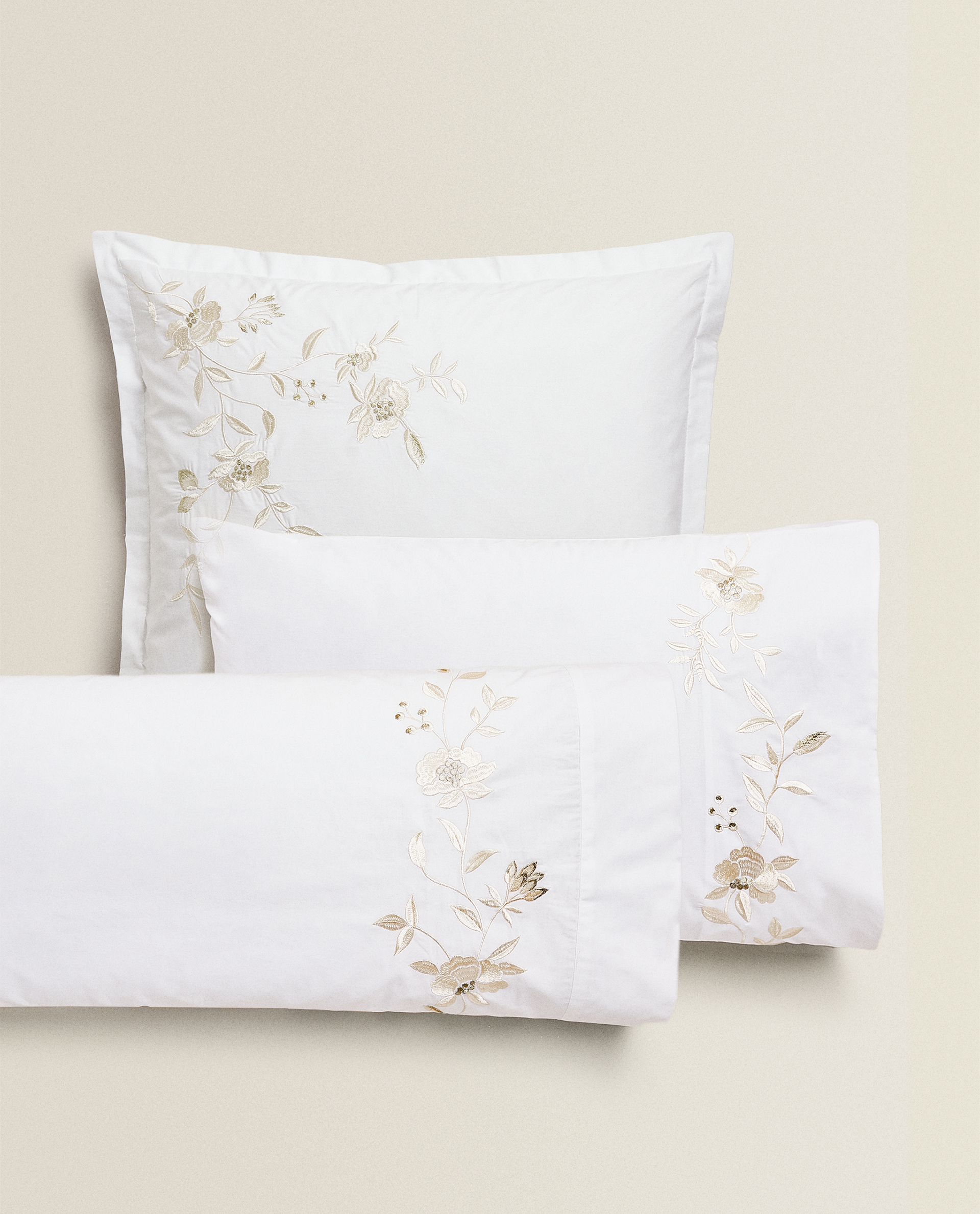 Floral Print Pillowcase Pillowcases Bed Linen Bedroom Zara