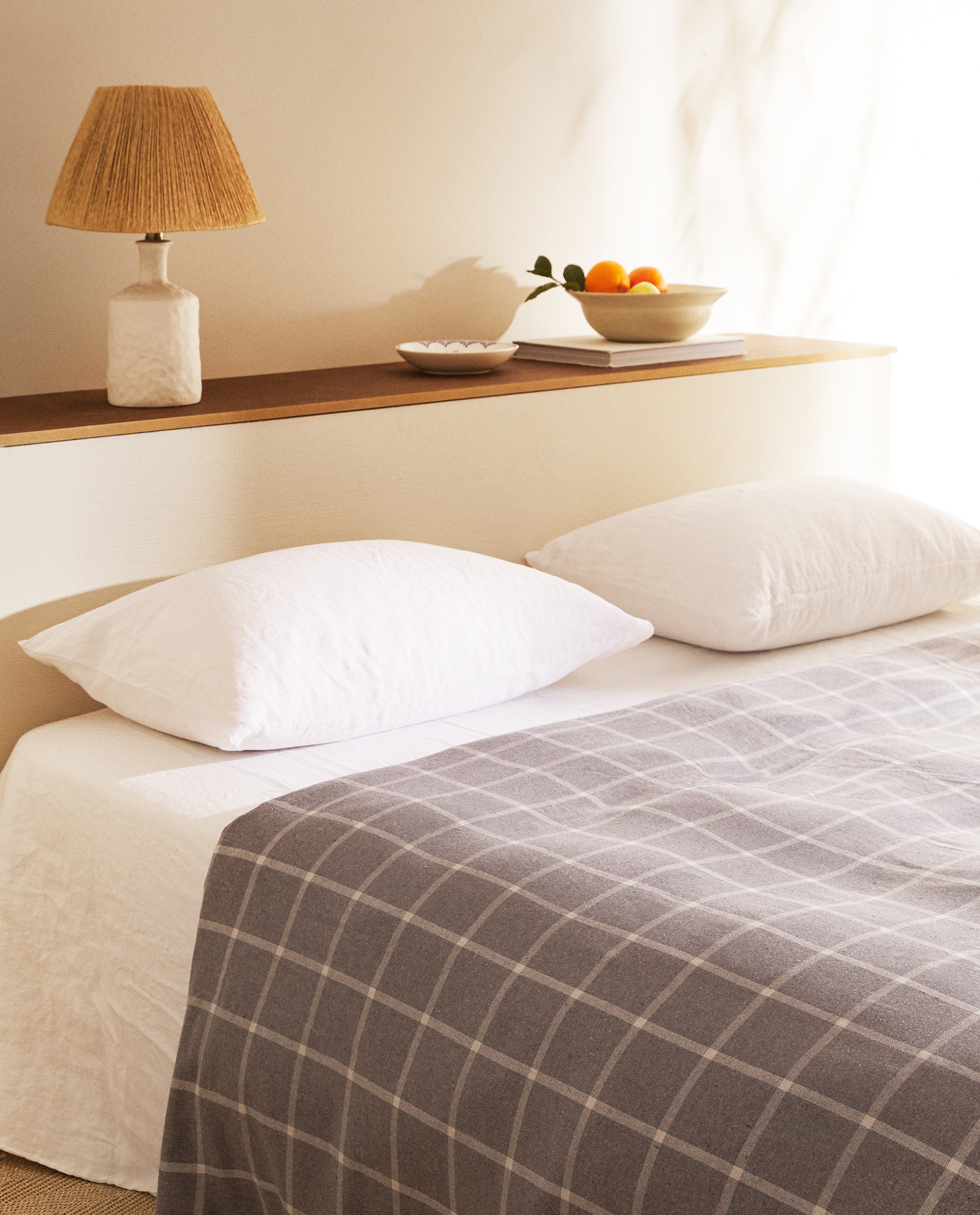 Check Flannel Duvet Cover Special Prices Zara Home Spain