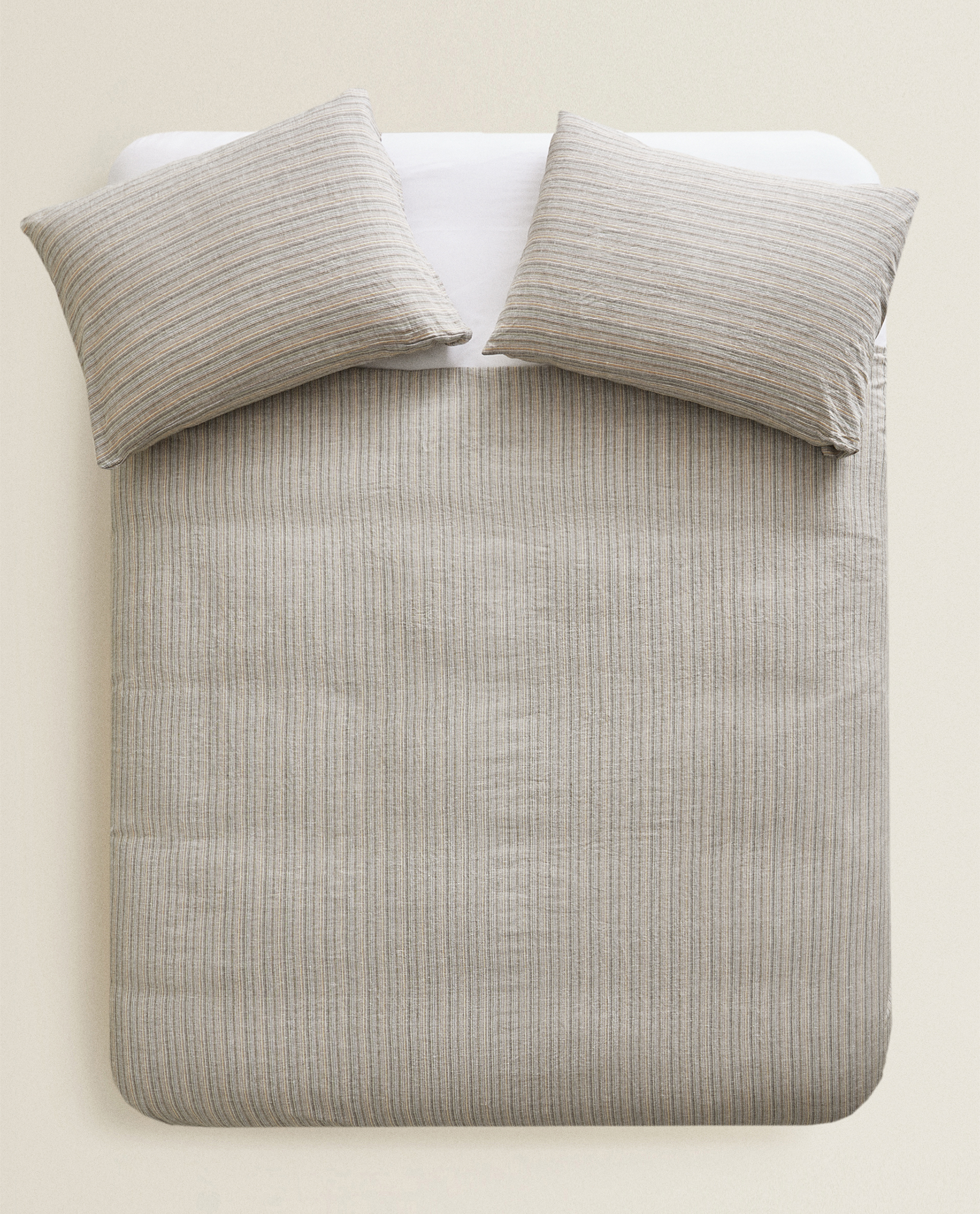 Duvet Cover With Multicoloured Stripes Duvet Covers Bed Linen