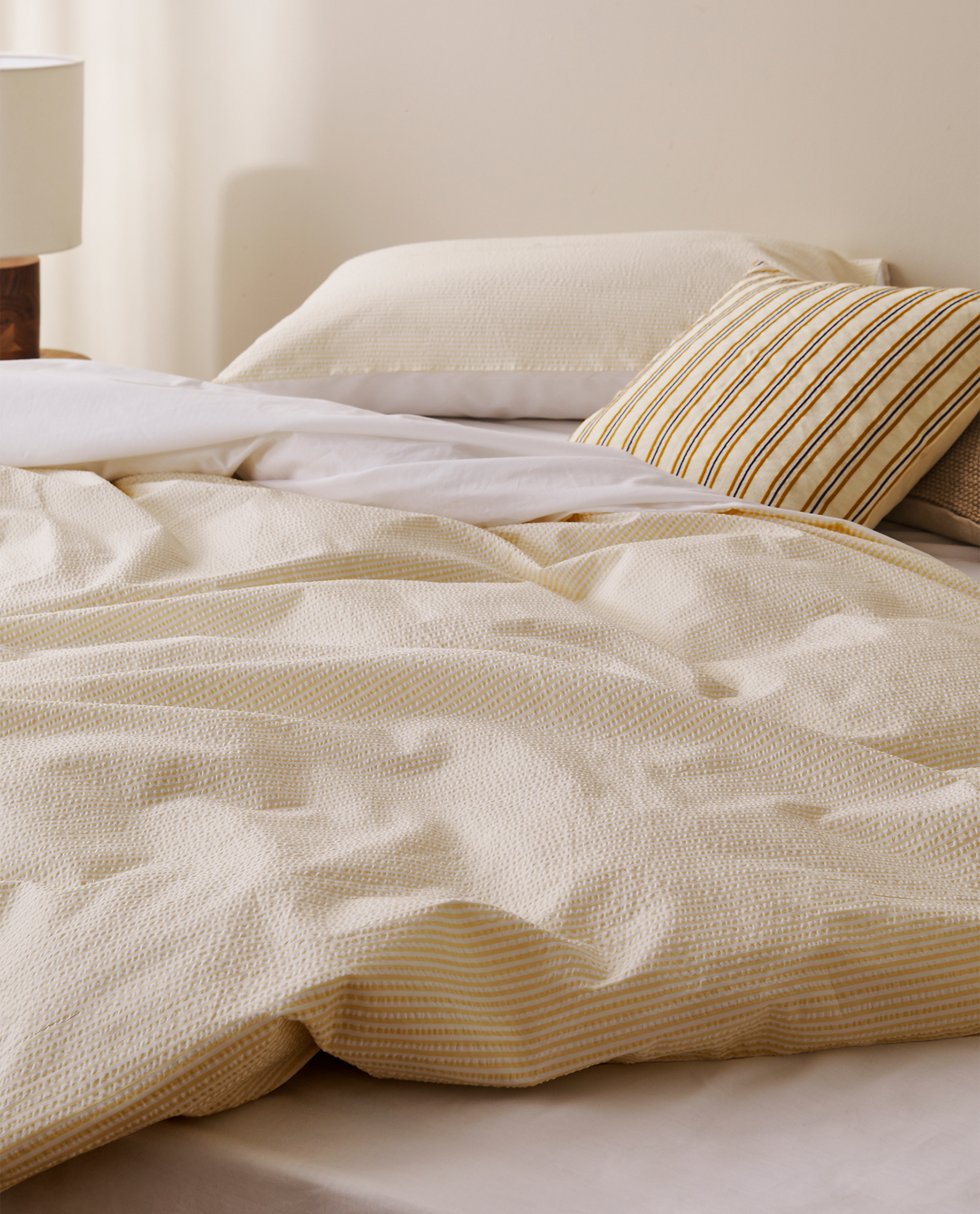 Striped Seersucker Duvet Cover Duvet Covers Bed Linen