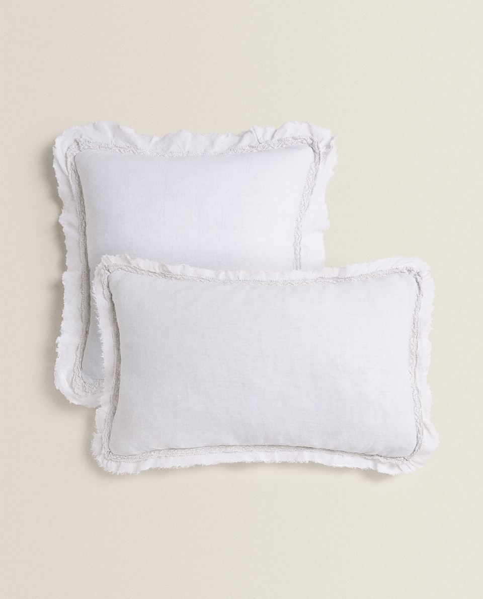 Washed Linen Throw Pillow Collection New In Zara Home United