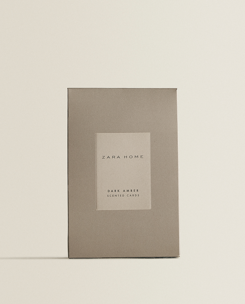 Dark Amber Scented Cards Zara Home Qatar