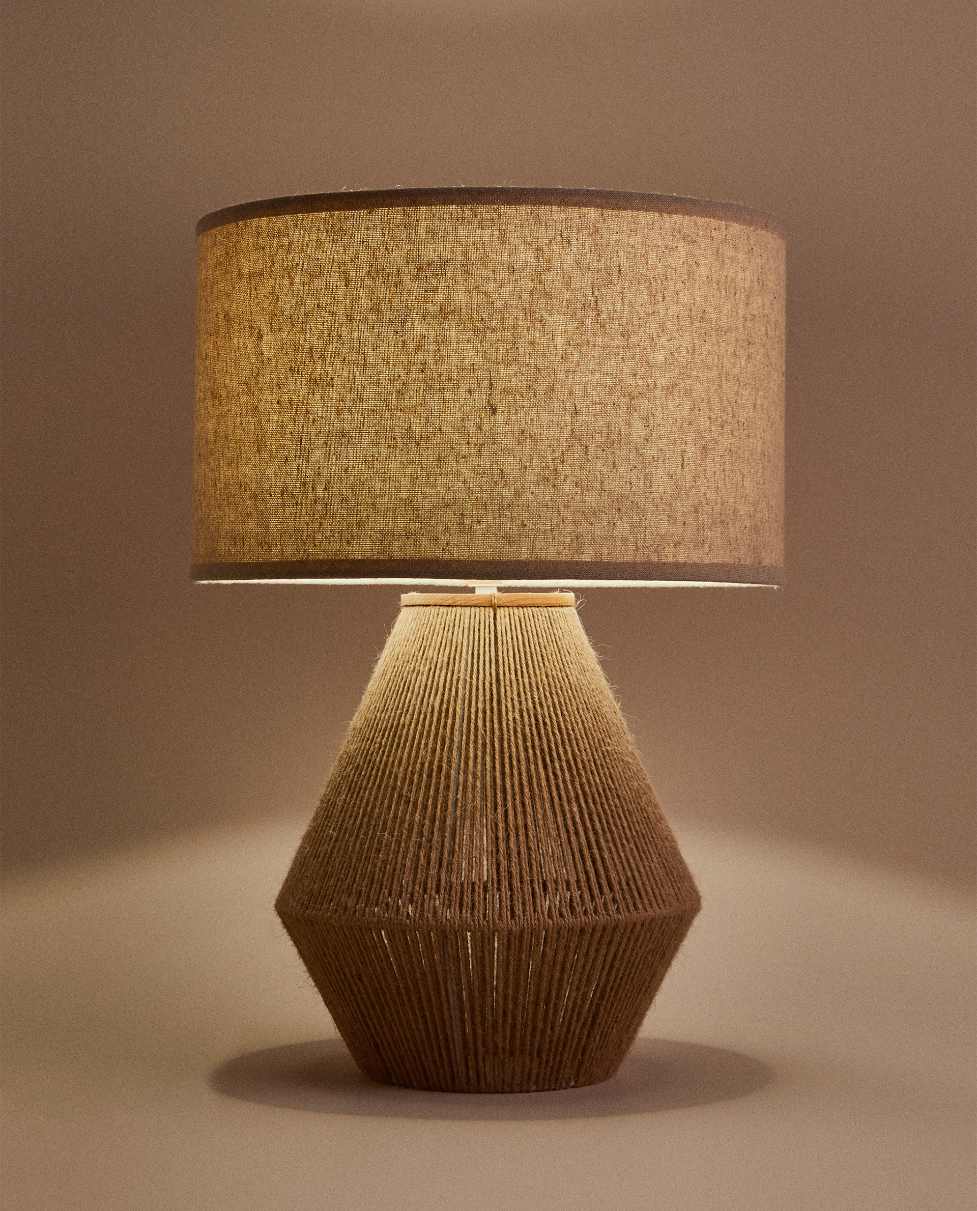 Lamp With Jute Base Collection New Arrivals Zara Home Luxembourg
