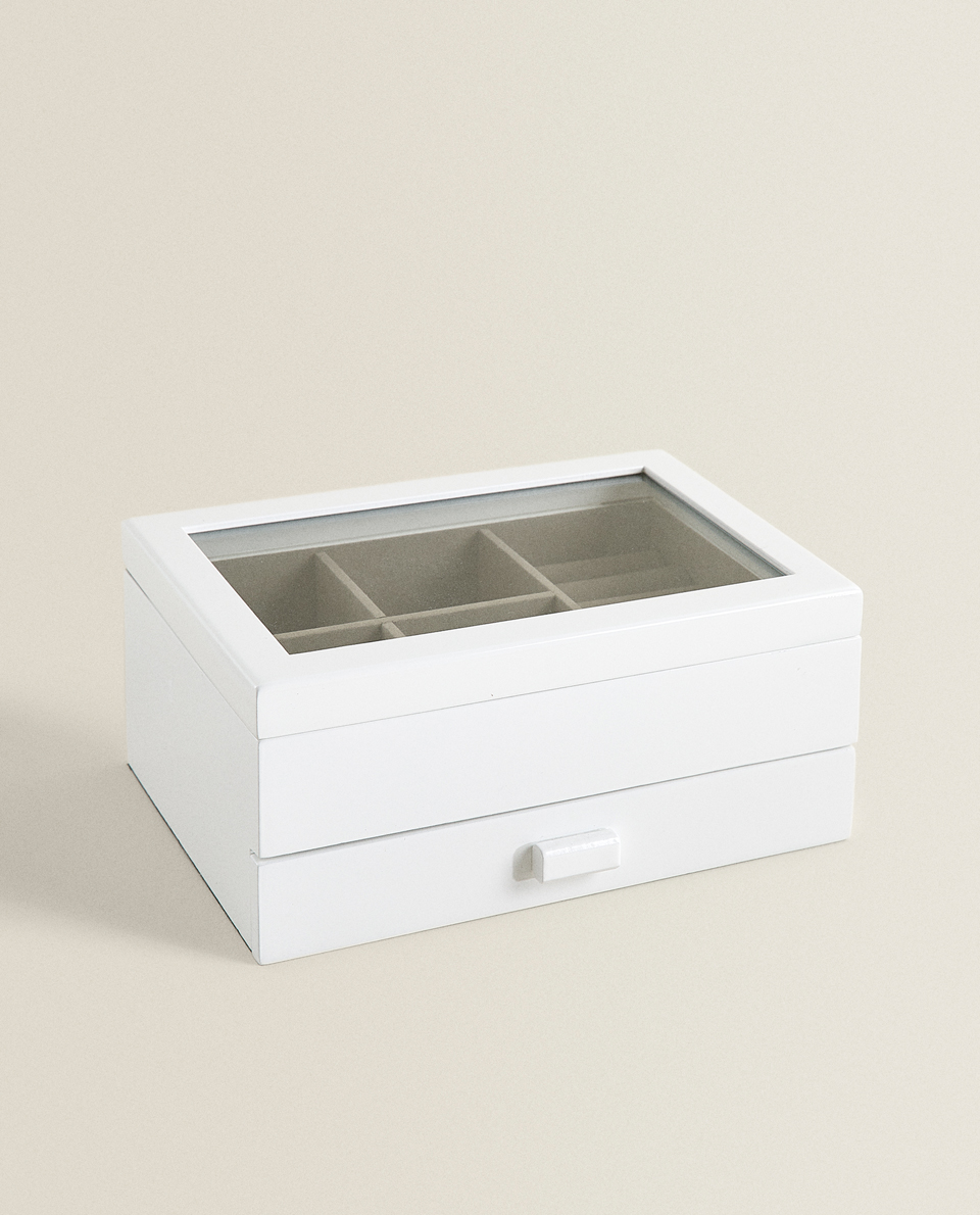 Lacquered Jewellery Box With Drawers Boxes Living Room Zara