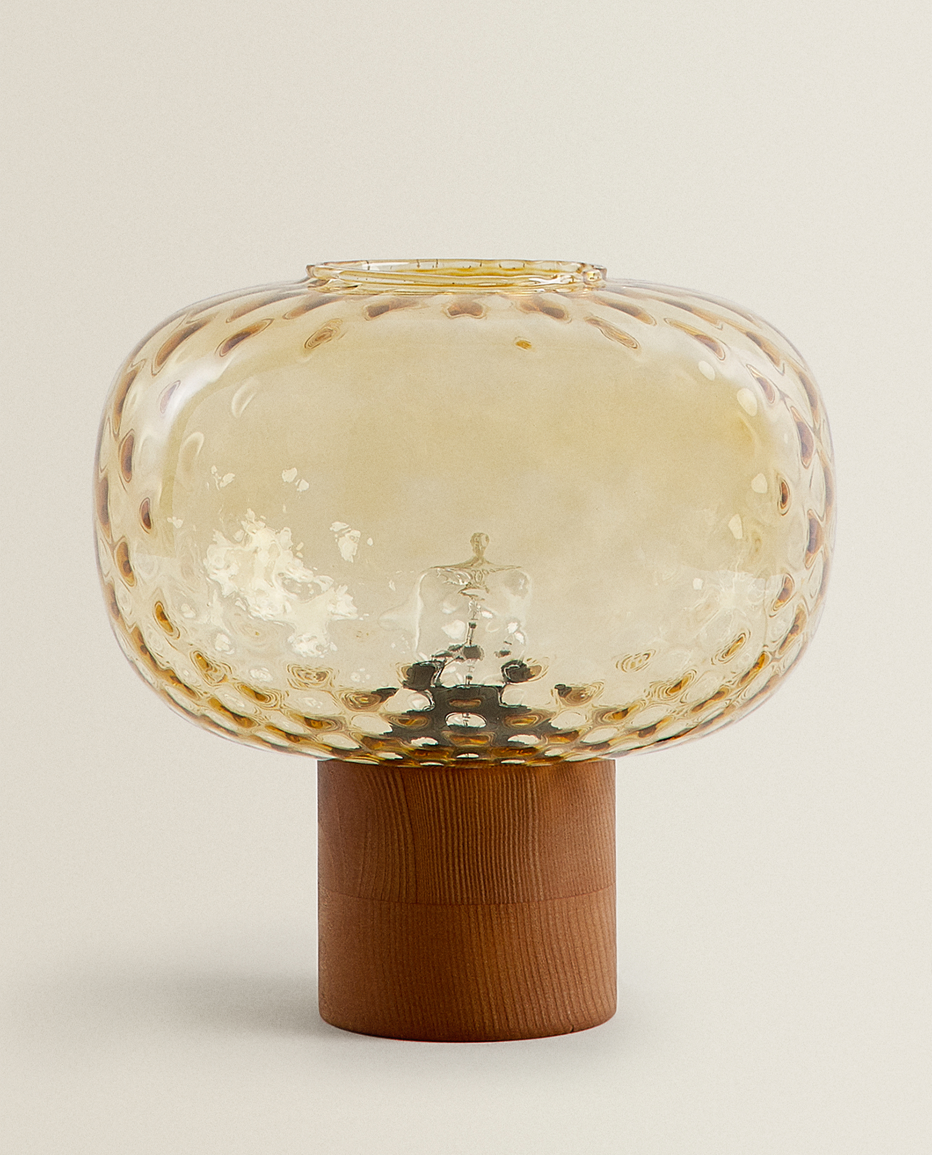 Engraved Glass Lamp Lighting Living Room Zara Home Belgium