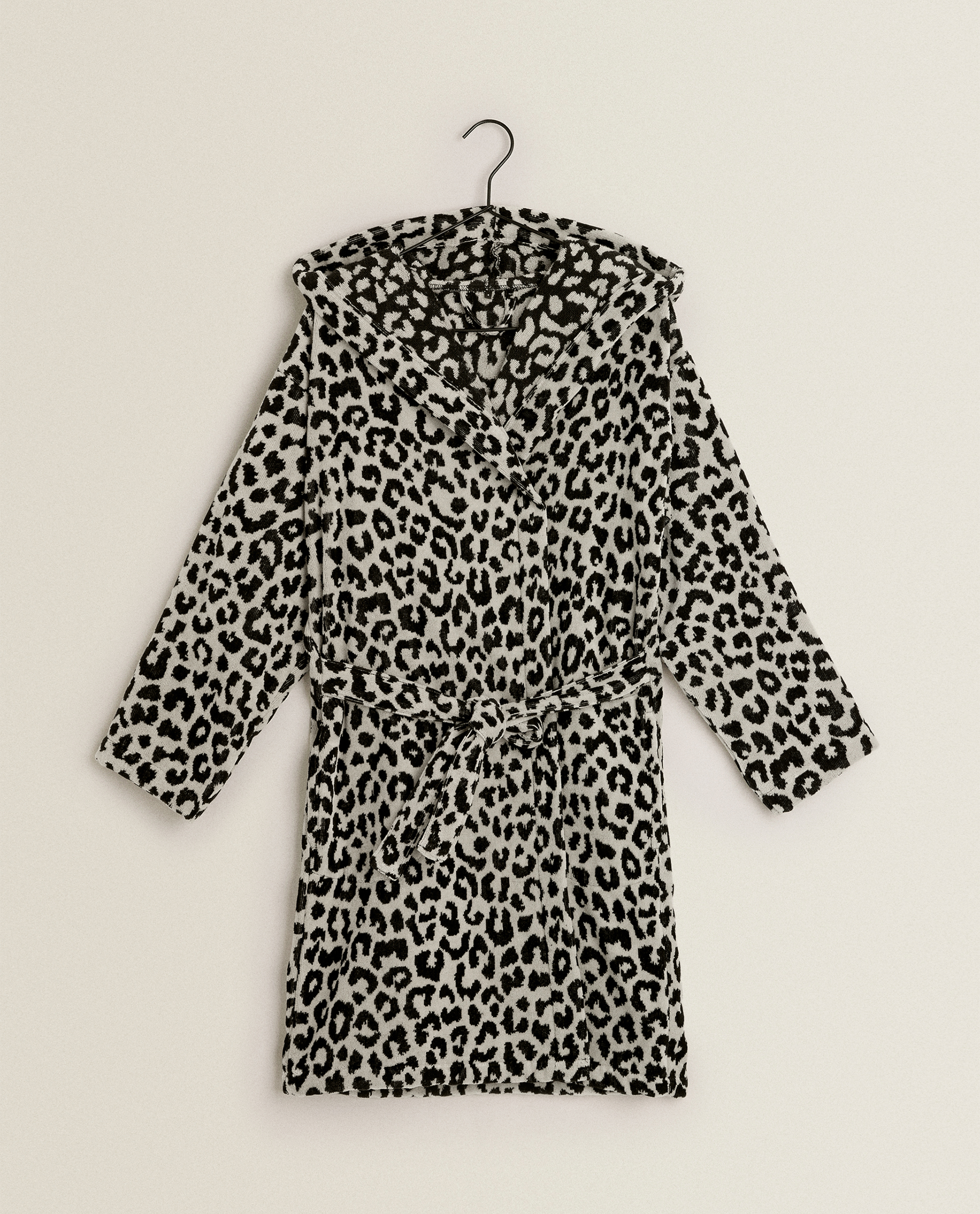 leopard print dressing gown