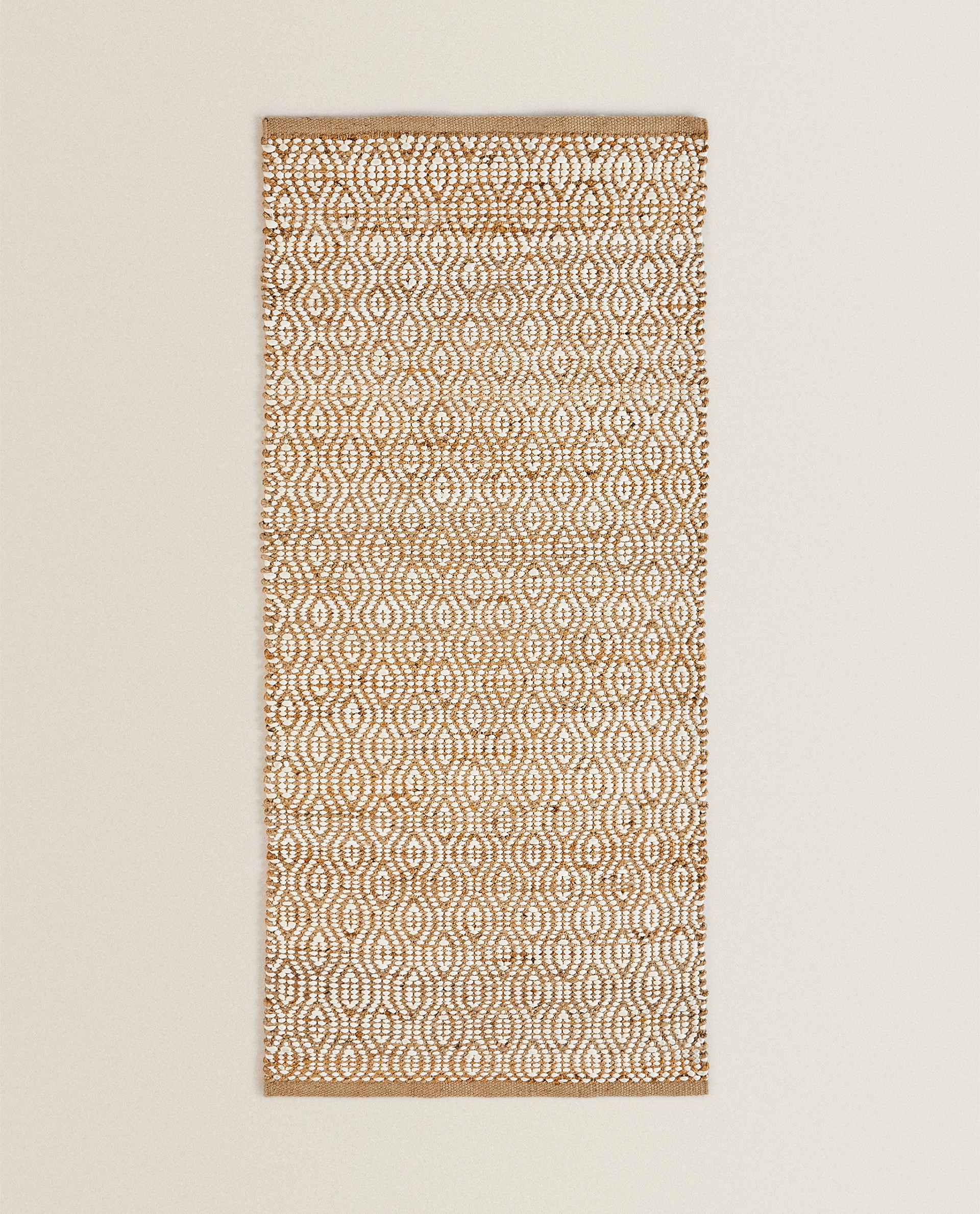Two Tone Jute And Cotton Rug Kitchen Rugs Kitchen Zara Home